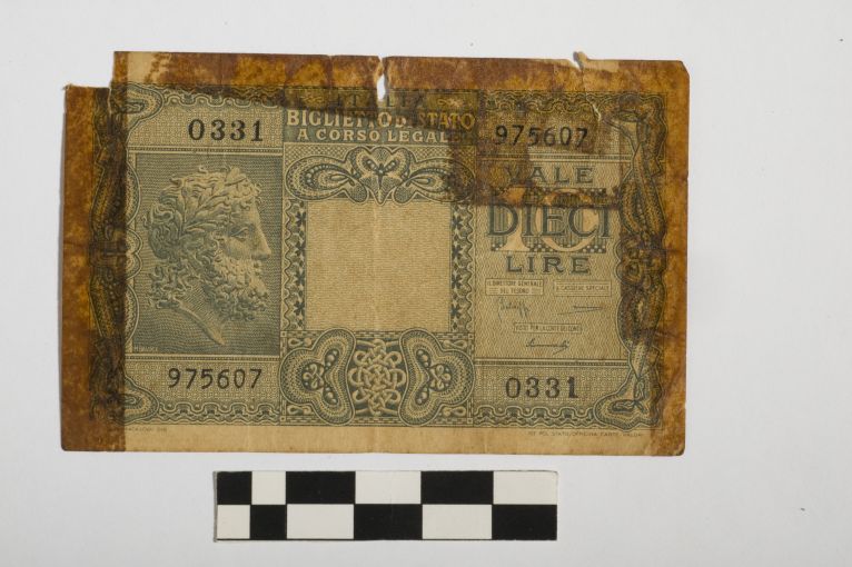 biglietto di stato - 10 lire - Regno d'Italia (sec. XX d.C)