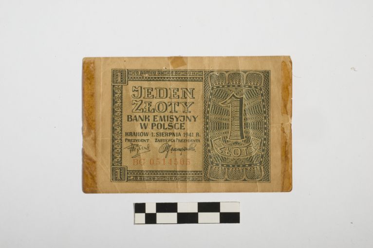 banconota - 1 zloty (sec. XX d.C)