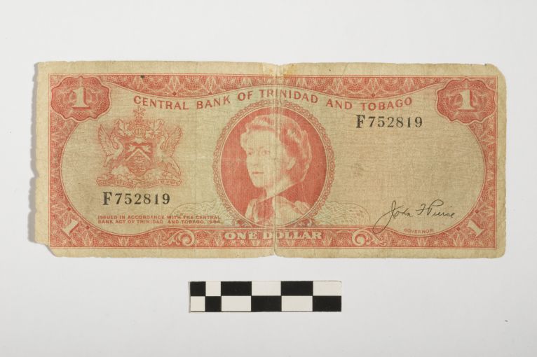 banconota - 1 dollaro - Repubblica di Trinidad e Tobago (sec. XX d.C)