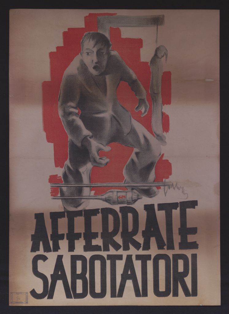 manifesto, politico, AFFERRATE SABOTATORI (secondo quarto SECOLI/ XX)