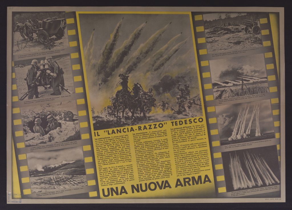 manifesto, politico, IL «LANCIARAZZO» TEDESCO UNA NUOVA ARMA (secondo quarto SECOLI/ XX)