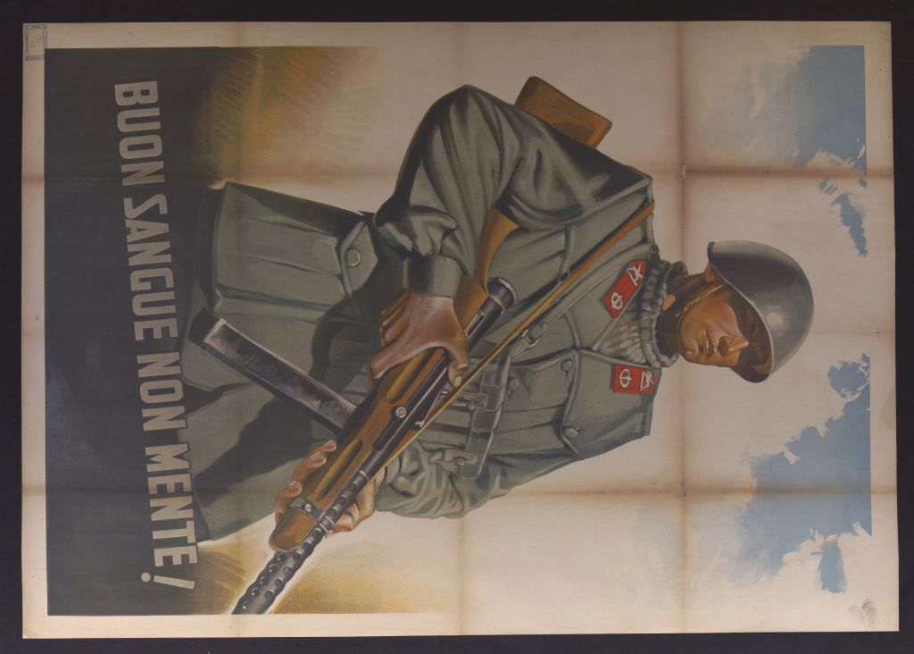 manifesto, politico, BUON SANGUE NON MENTE! (secondo quarto SECOLI/ XX)