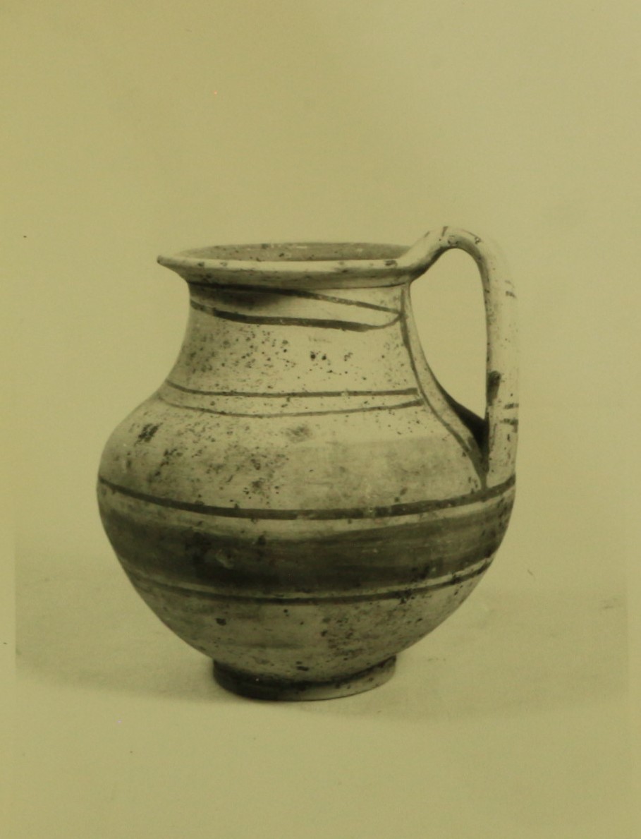 brocca, ceramica a bande (SECOLI/ V a.C)