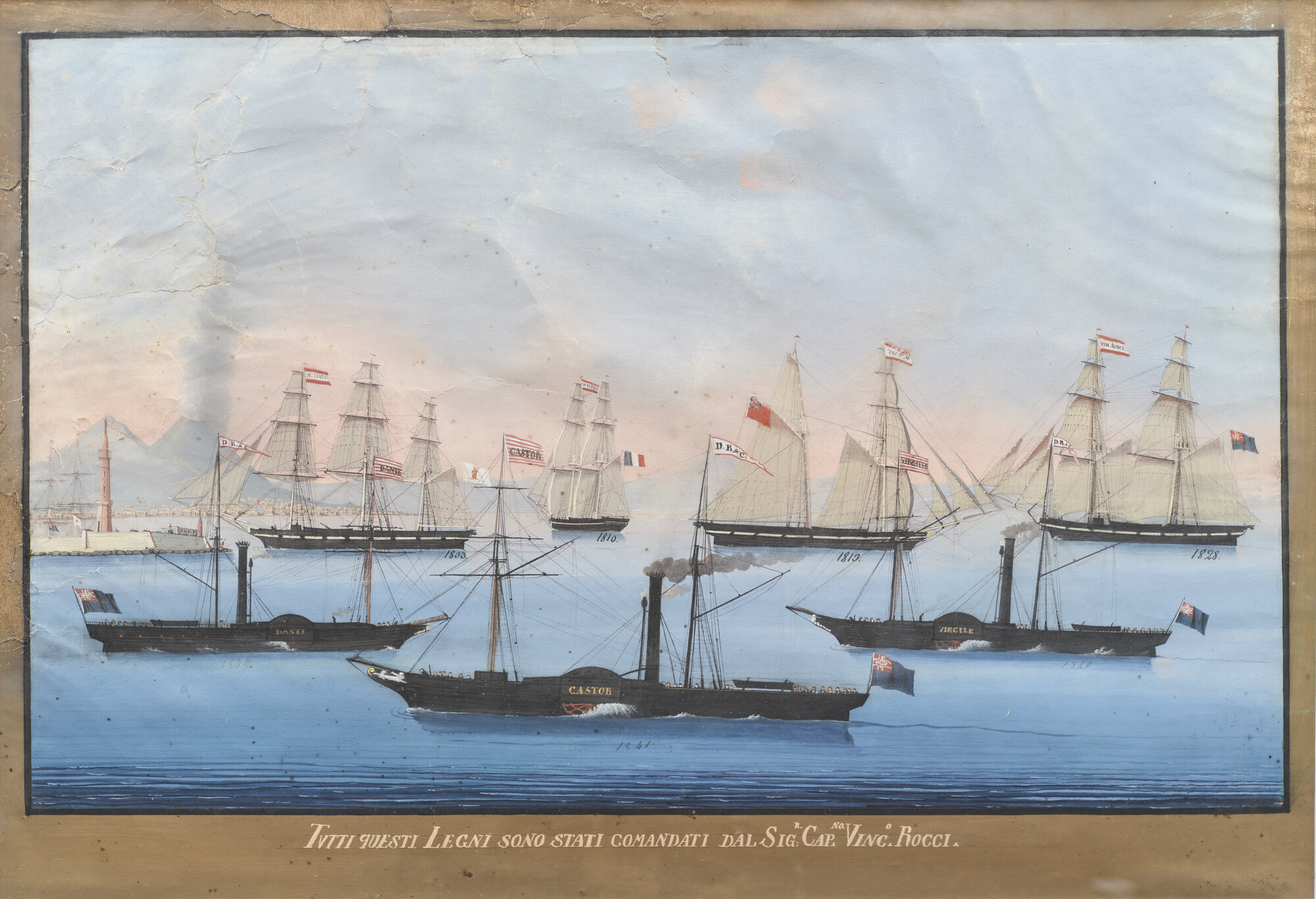 navi (disegno) di Ignoto (XIX)