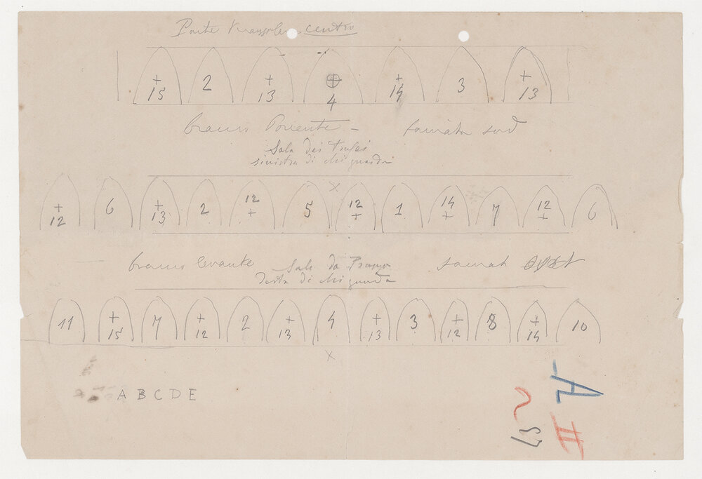 studio di dettaglio (disegno) di Anonimo (XIX)