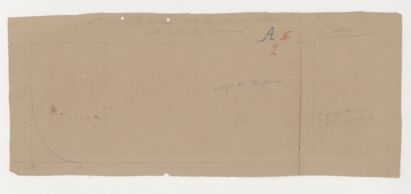 finestra (disegno) di Allegro, Agostino (XIX)