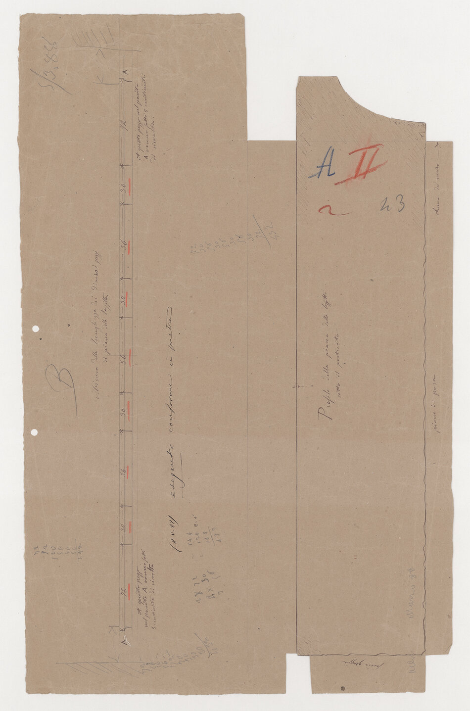 dettagli esecutivi (disegno) di Allegro, Agostino (XIX)