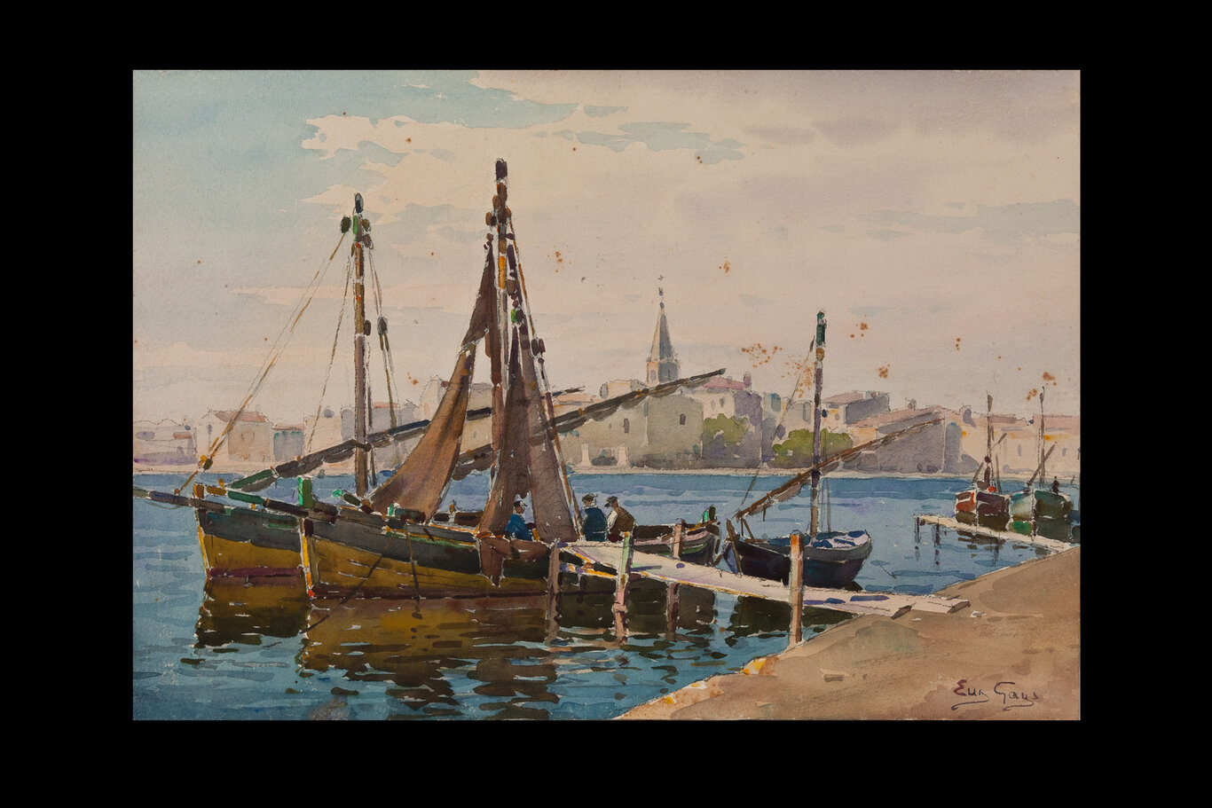 veduta di Venezia (disegno) di Gays, Eugenio (XX)