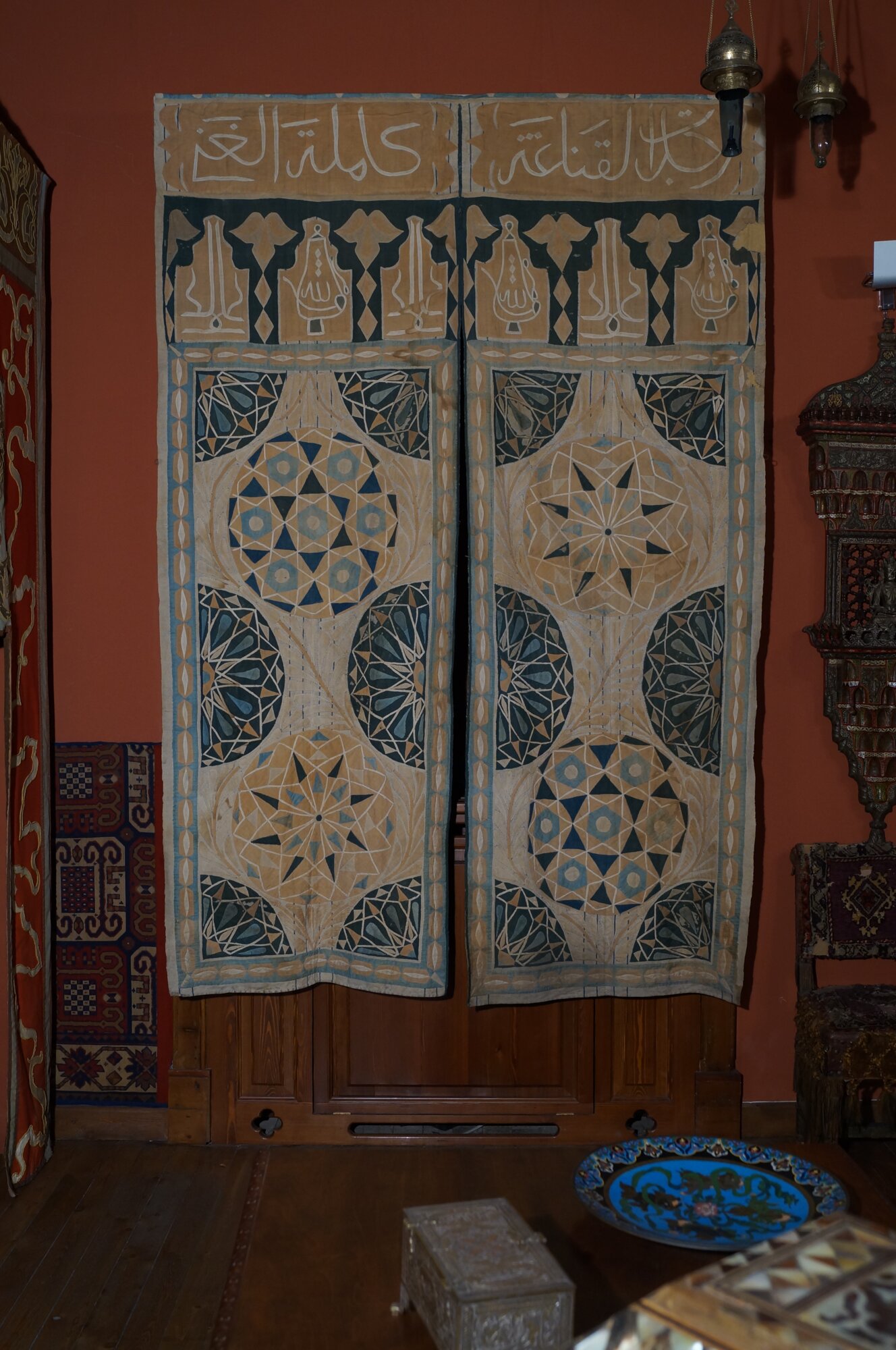 motivi decorativi geometrici (tenda) - manifattura egiziana (XIX)