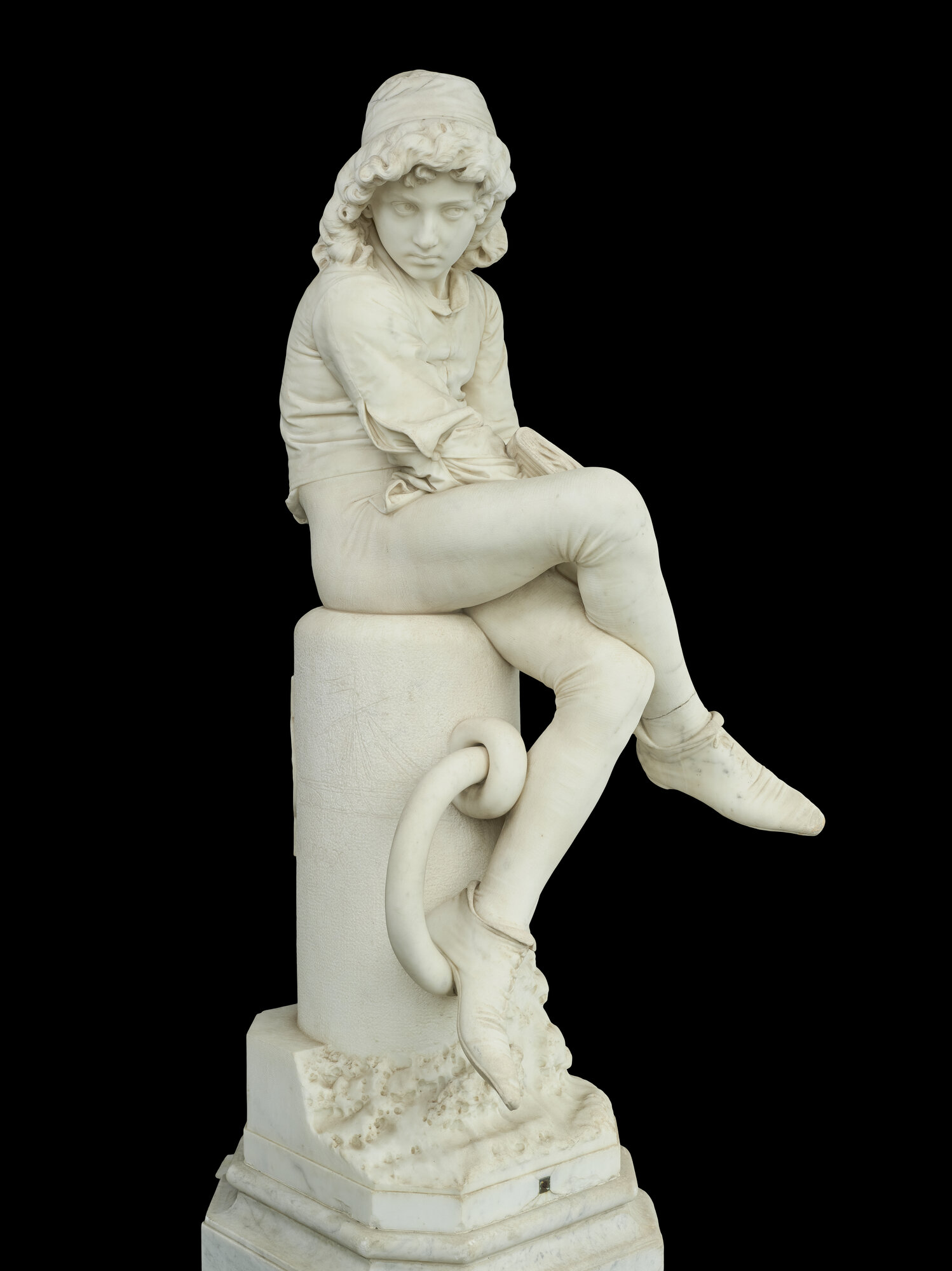 Colombo giovinetto, Cristoforo Colombo (statua) di Monteverde, Giulio (XIX)