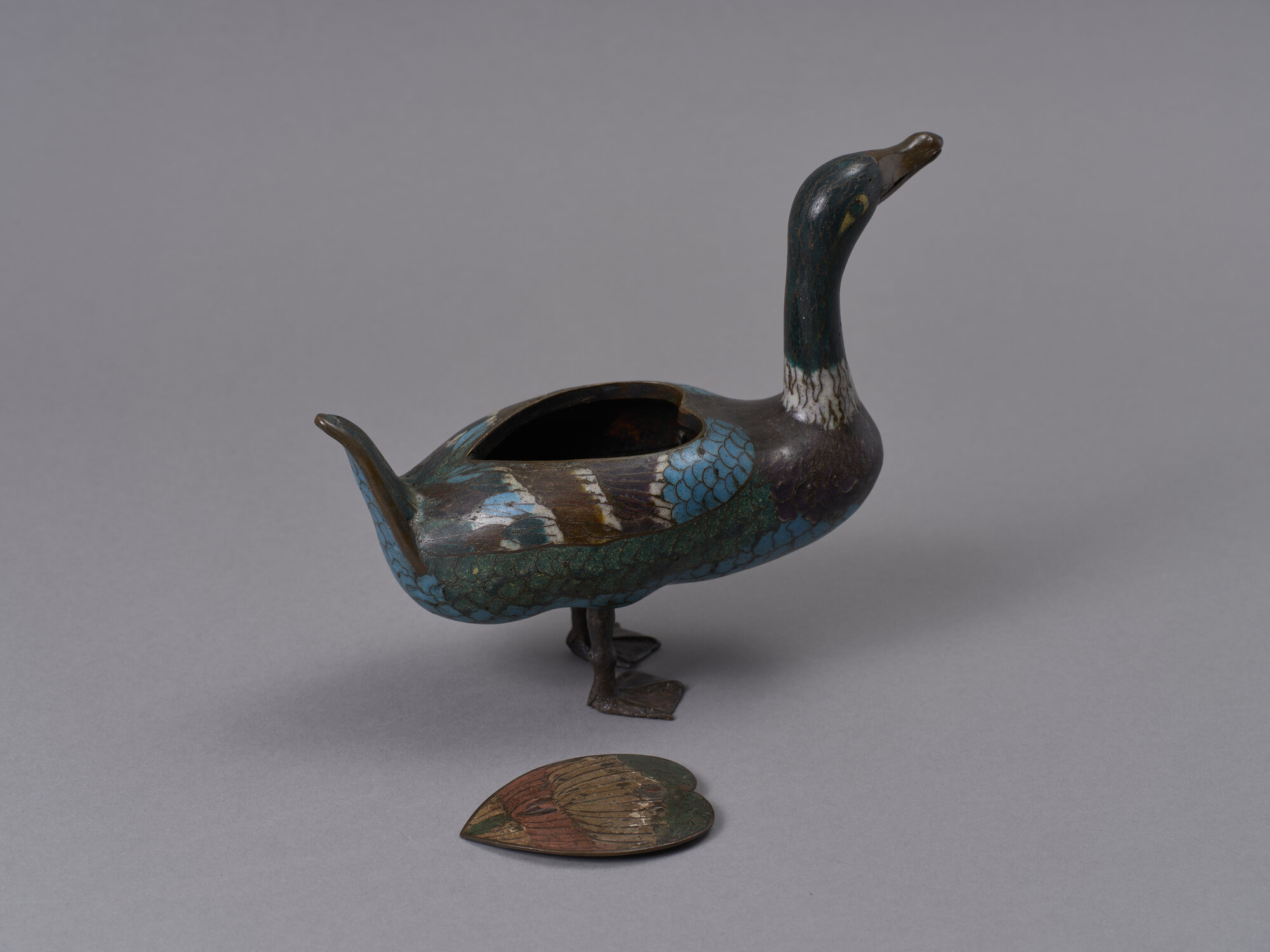 Bruciaprofumi a forma d'anatra, anatra (bruciaprofumi) - ambito cinese (XVI)