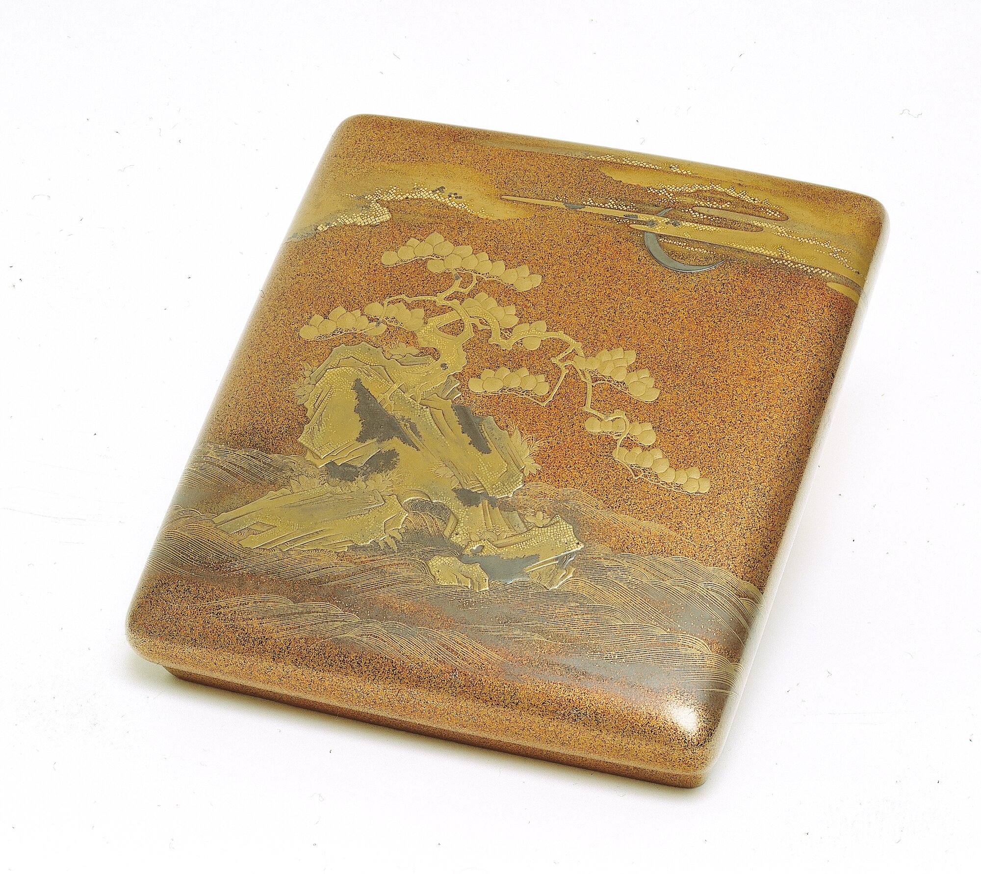 Suzuribako, uccelli (scatola per occorrente da scrittura) - ambito giapponese (XVIII)