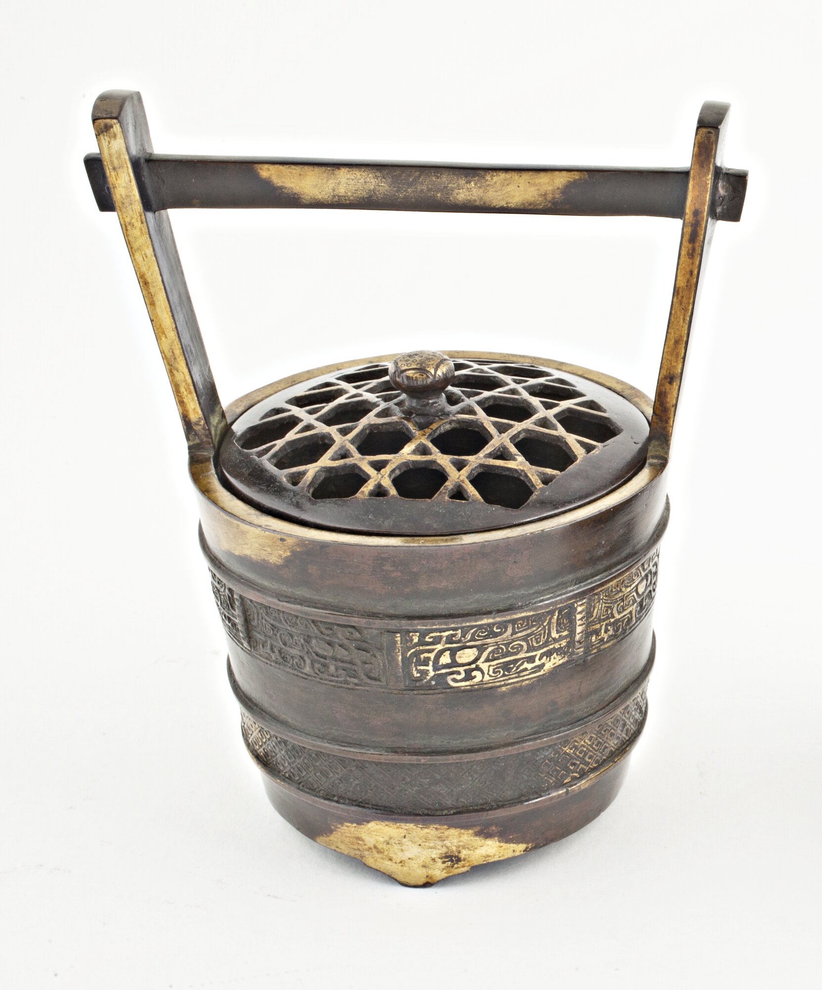 Bruciaprofumi (kōro), motivi decorativi (bruciaprofumi) - ambito giapponese (XIX)