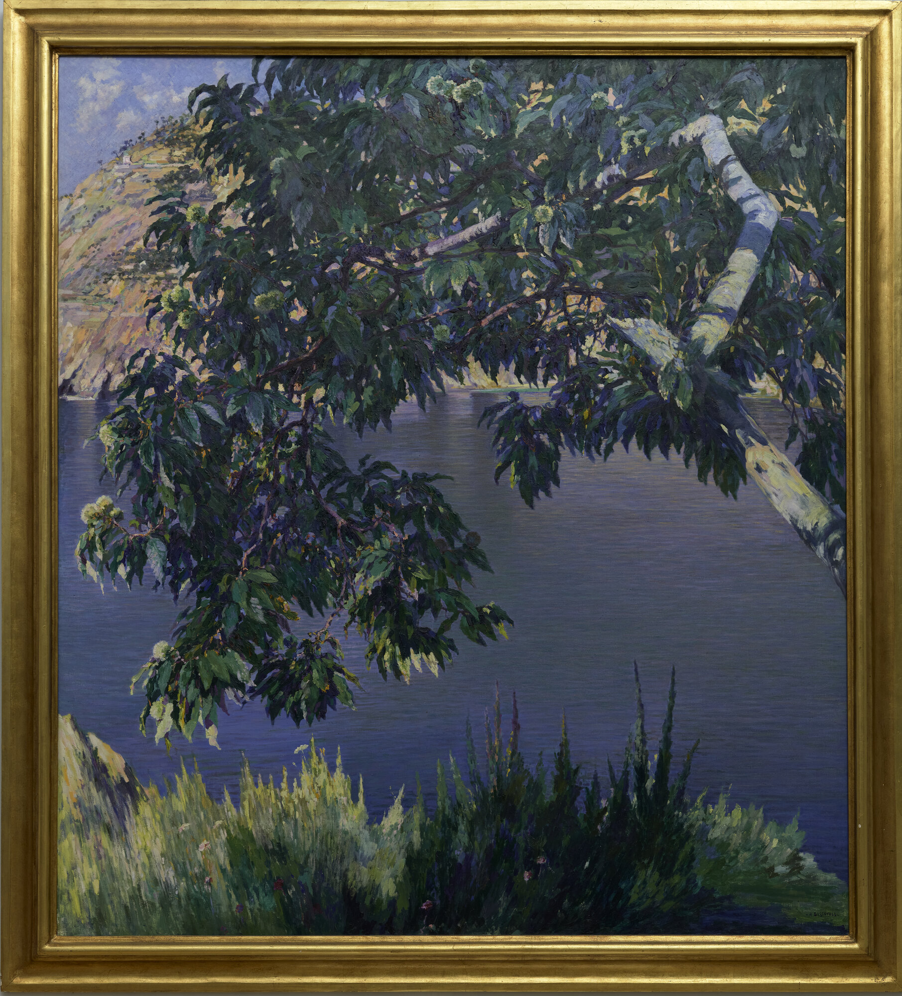 Il castagno, castagno (dipinto) di Discovolo, Antonio (XX)