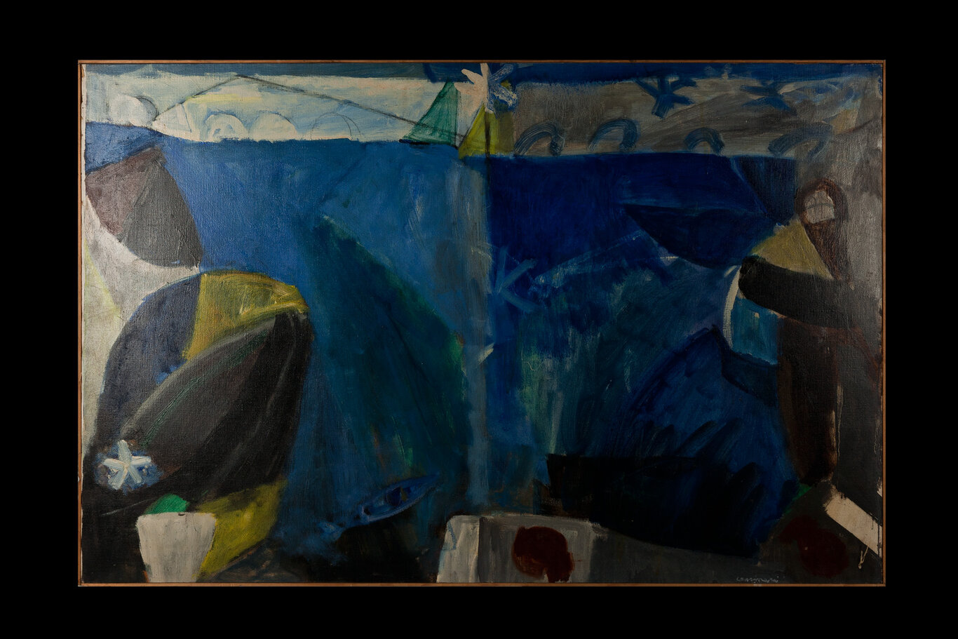 Porto, porto (dipinto) di Cassinari, Bruno (XX)