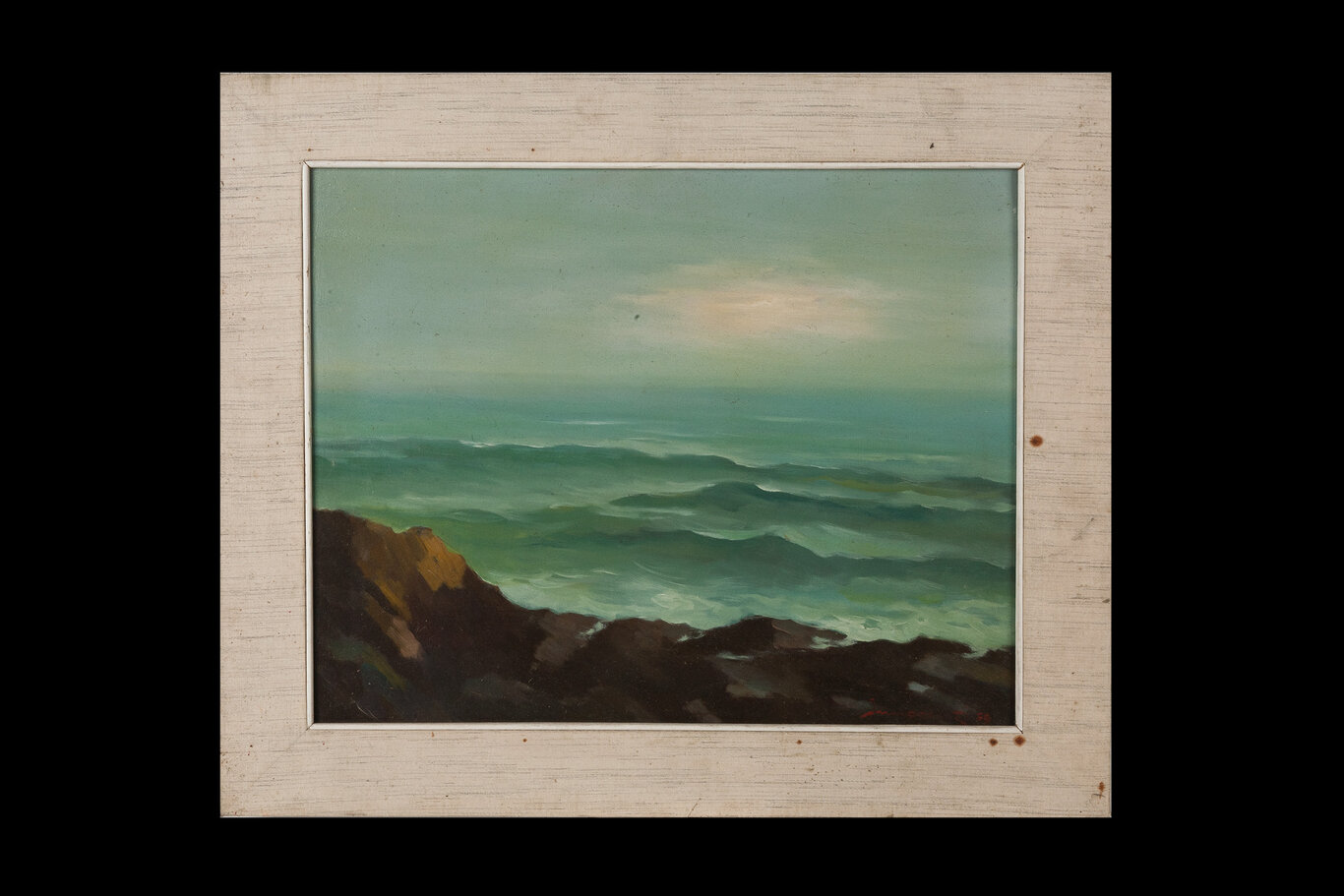 Scogliera, scogliera (dipinto) di Innocenzi, Mario (XX)