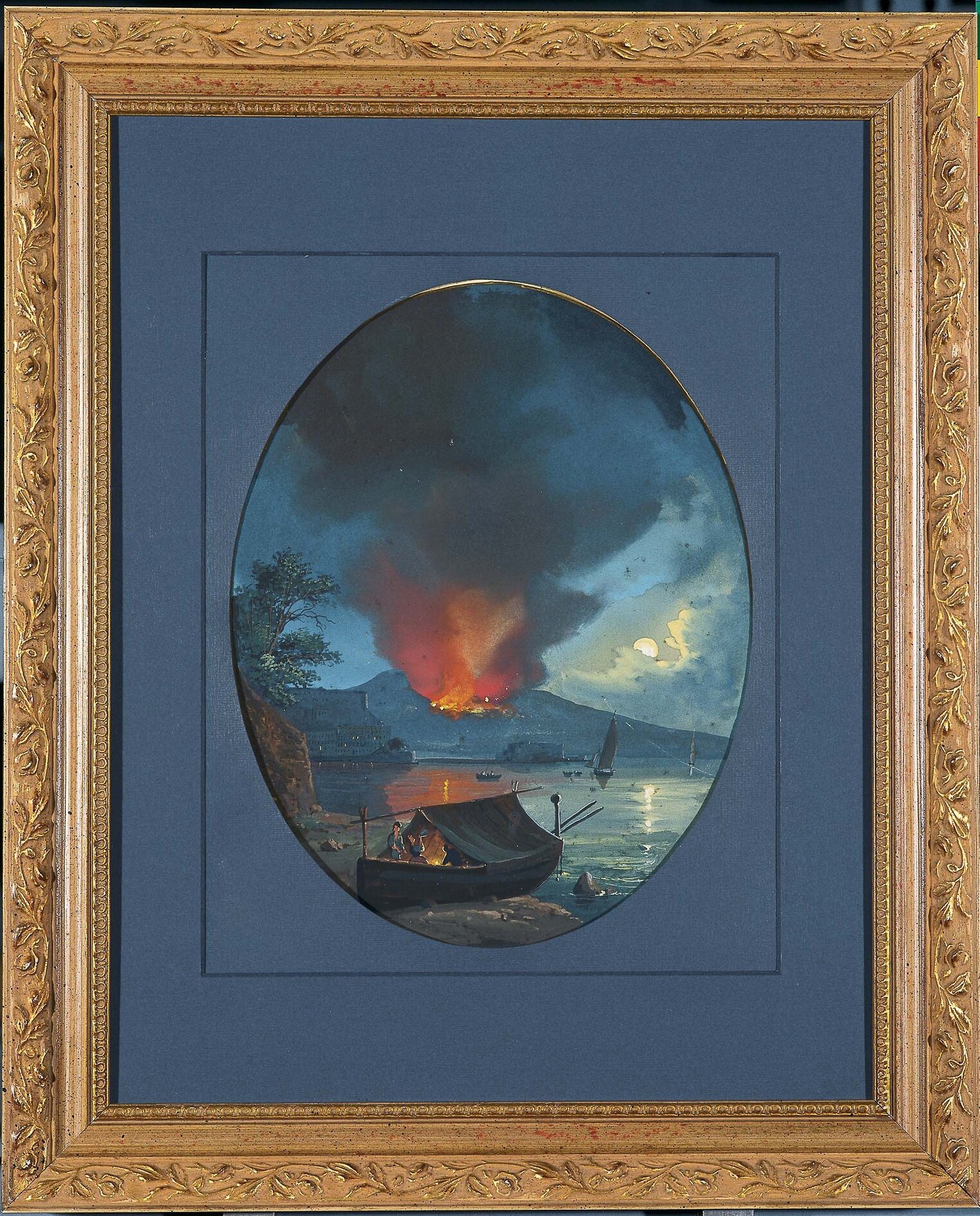 Eruzione del Vesuvio del 1859, eruzione del Vesuvio (dipinto) di Fergola, Francesco (XIX)