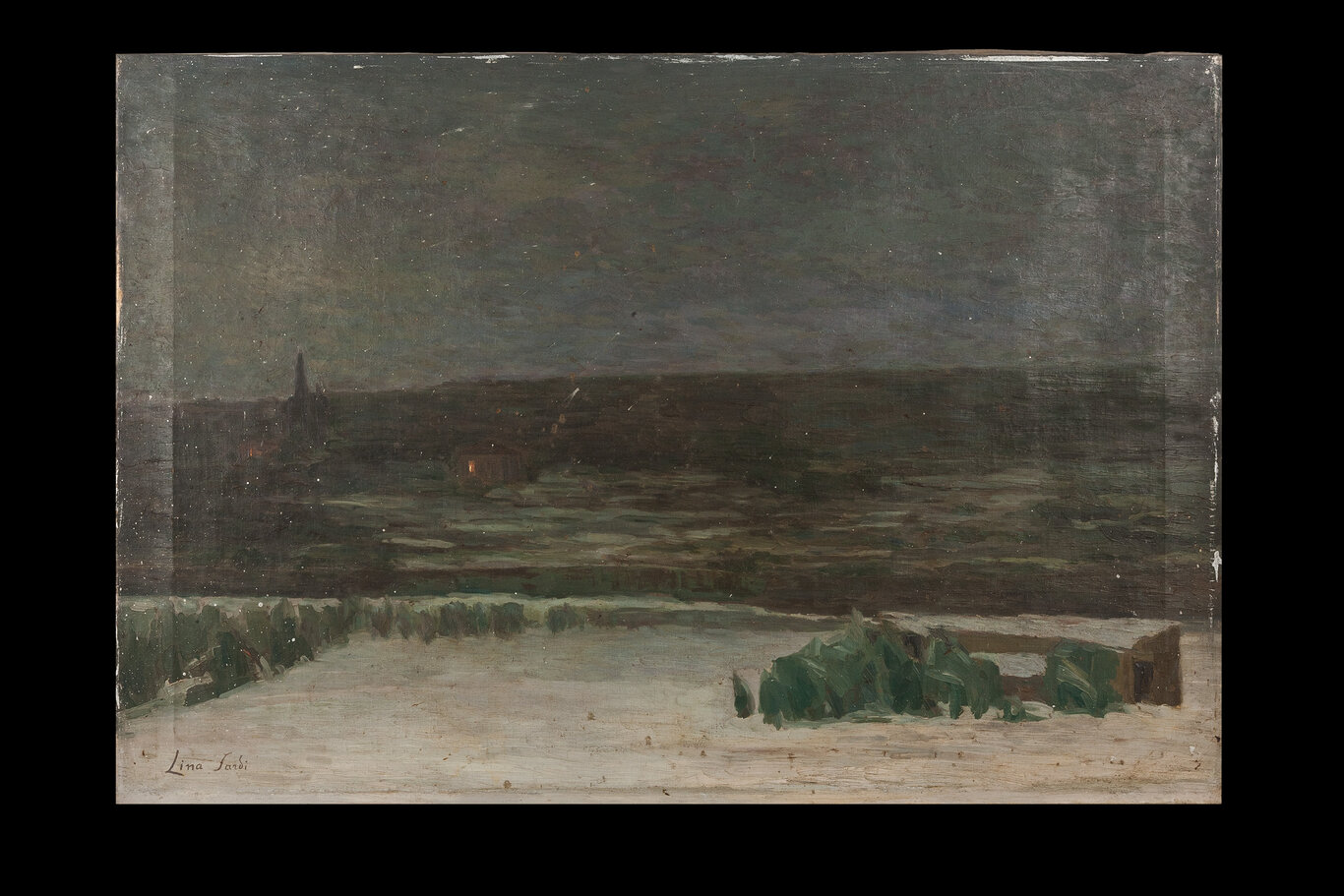 Sera d'inverno, spiaggia (dipinto) di Sardi, Adele (XX)