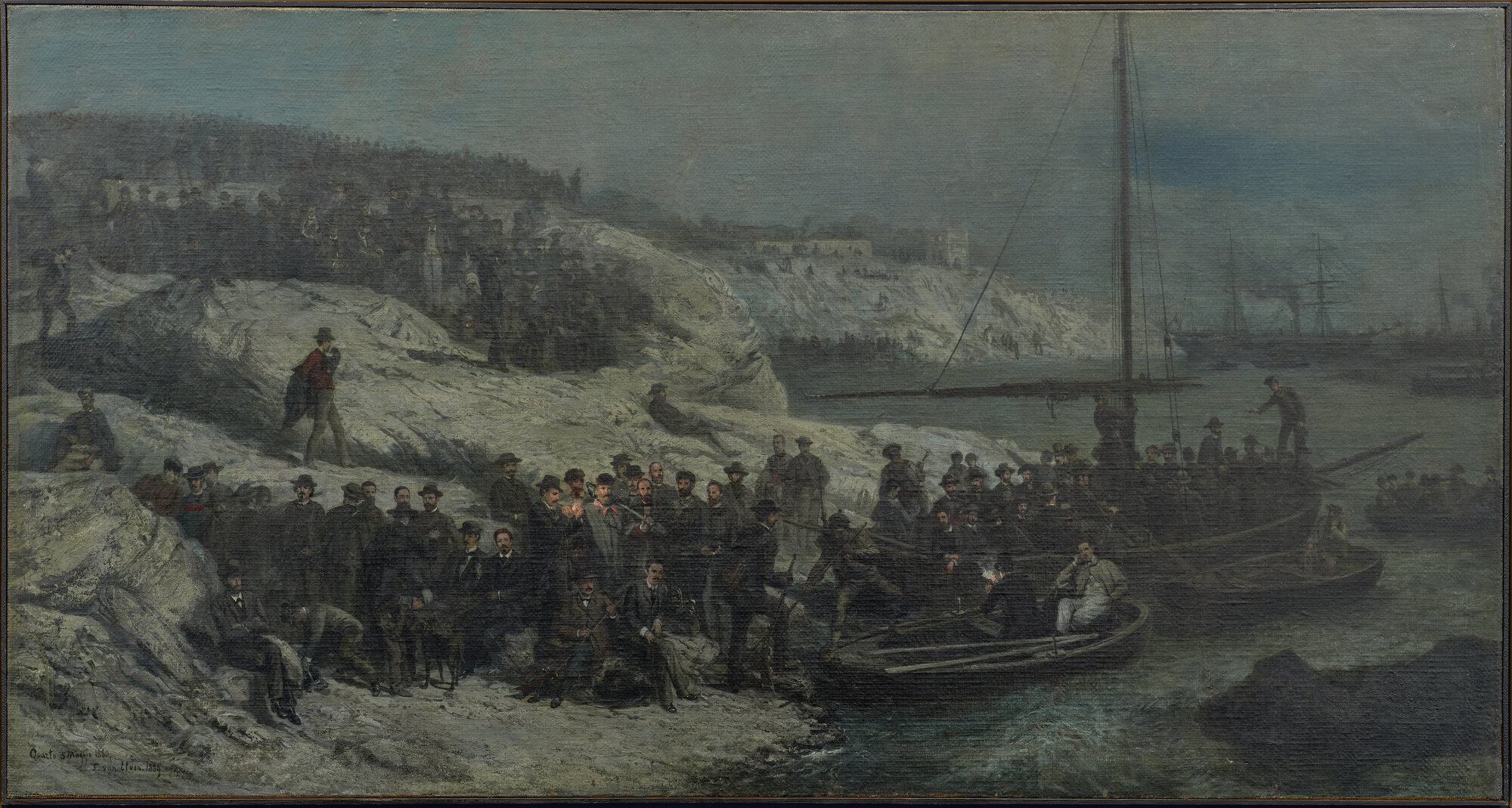 Spedizione dei Mille, Spedizione dei Mille (dipinto) di Tetar van Elven, Petrus Henricus Theodor (XIX)