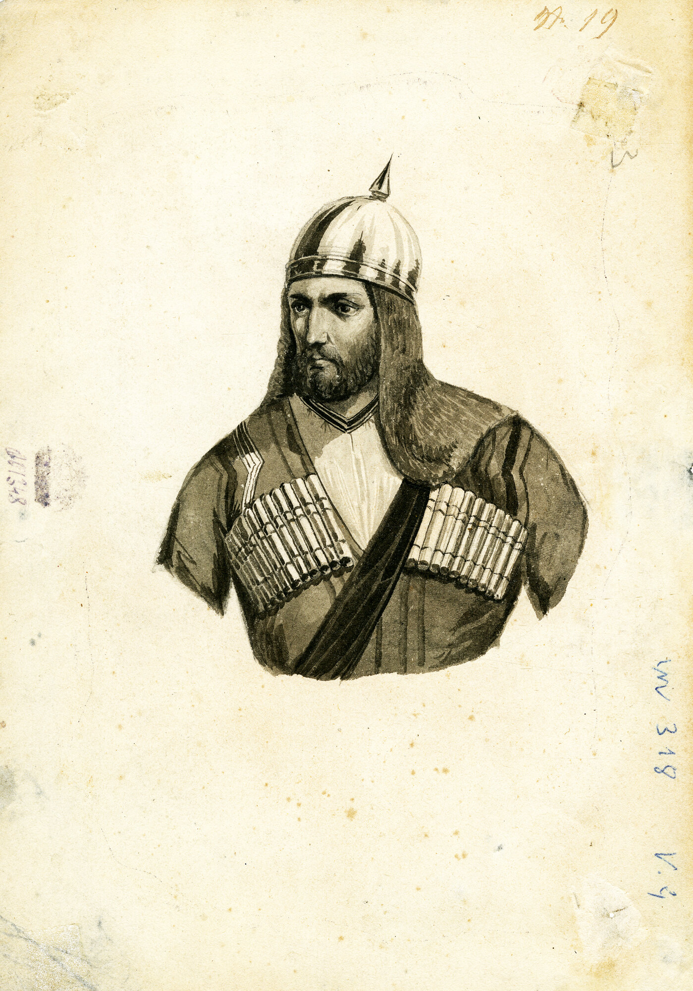 Guerra di Crimea. Militare, bozzetto, militare (disegno) di Pintore, Eligio Raffaele (XIX)