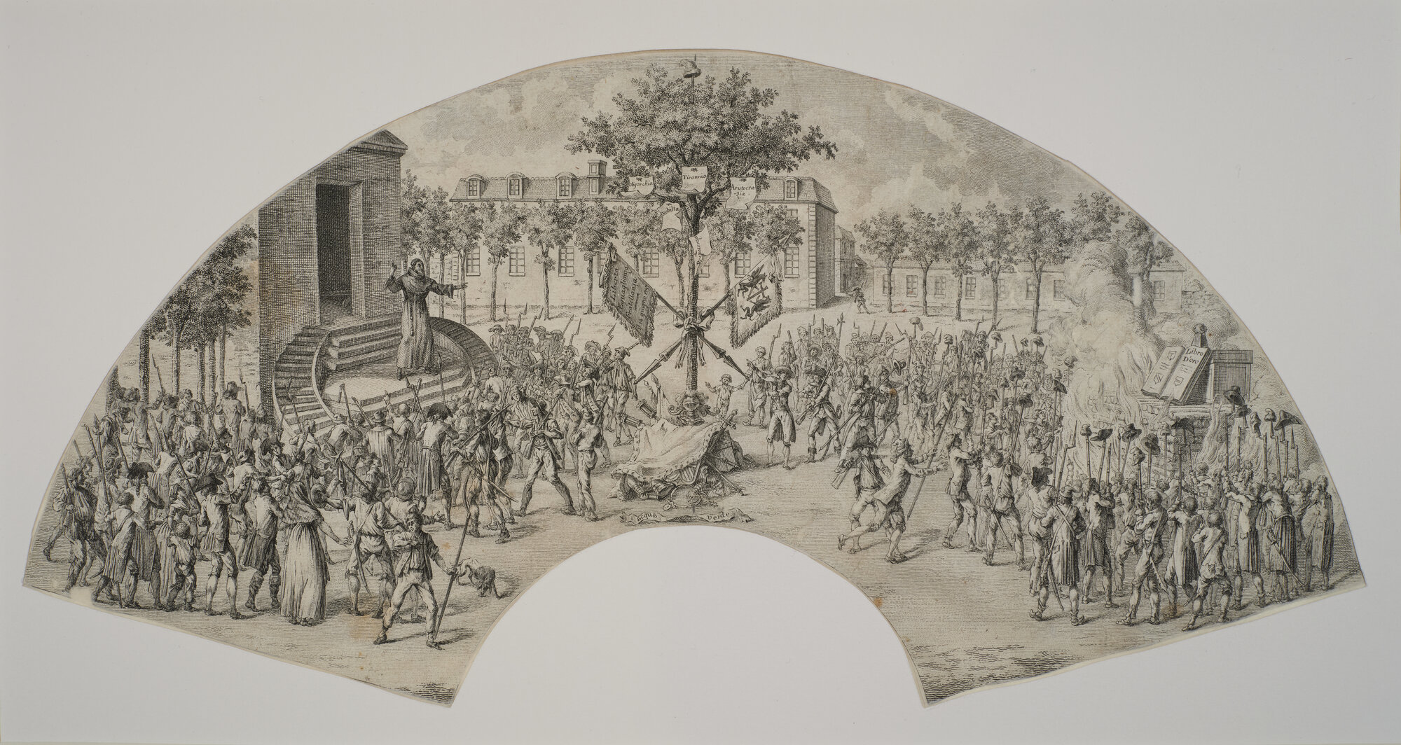 Abbruciamento del Libro d’Oro (Incisione) di Anonimo (XVIII)