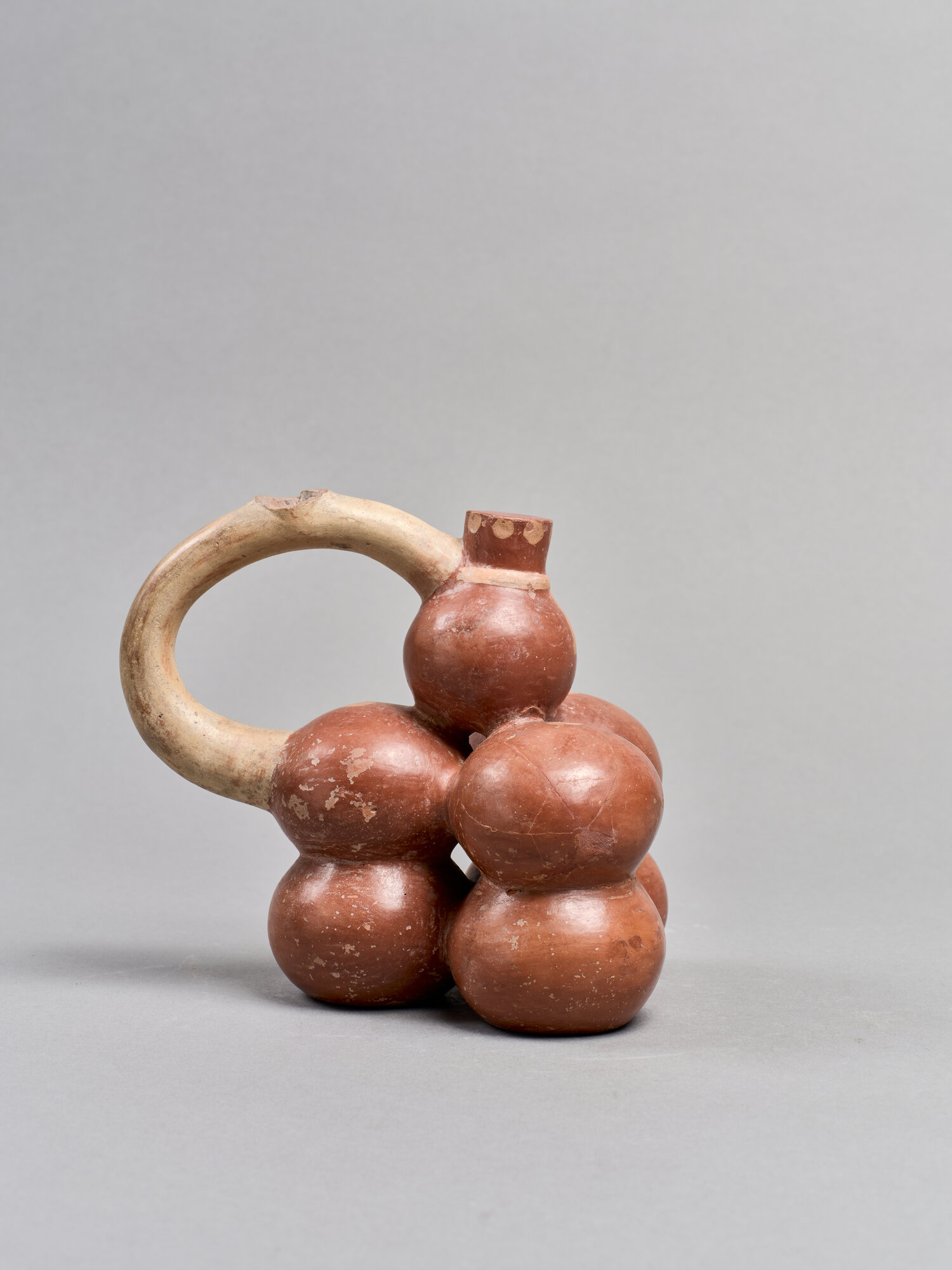 vaso- fitomorfo, con ansa a staffa (V)