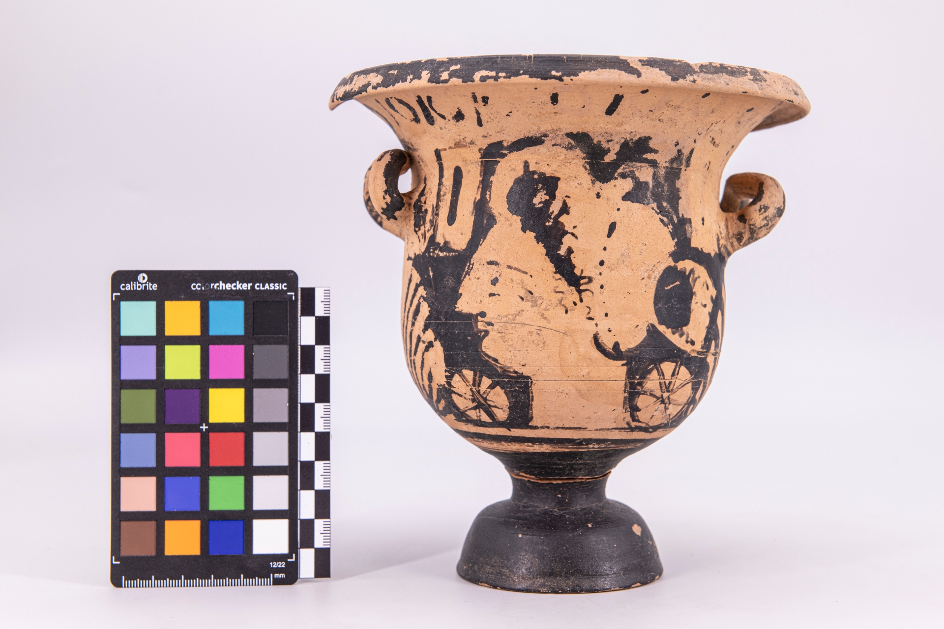 cratere/ a campana - ambito pestano (sec. IV a.C)