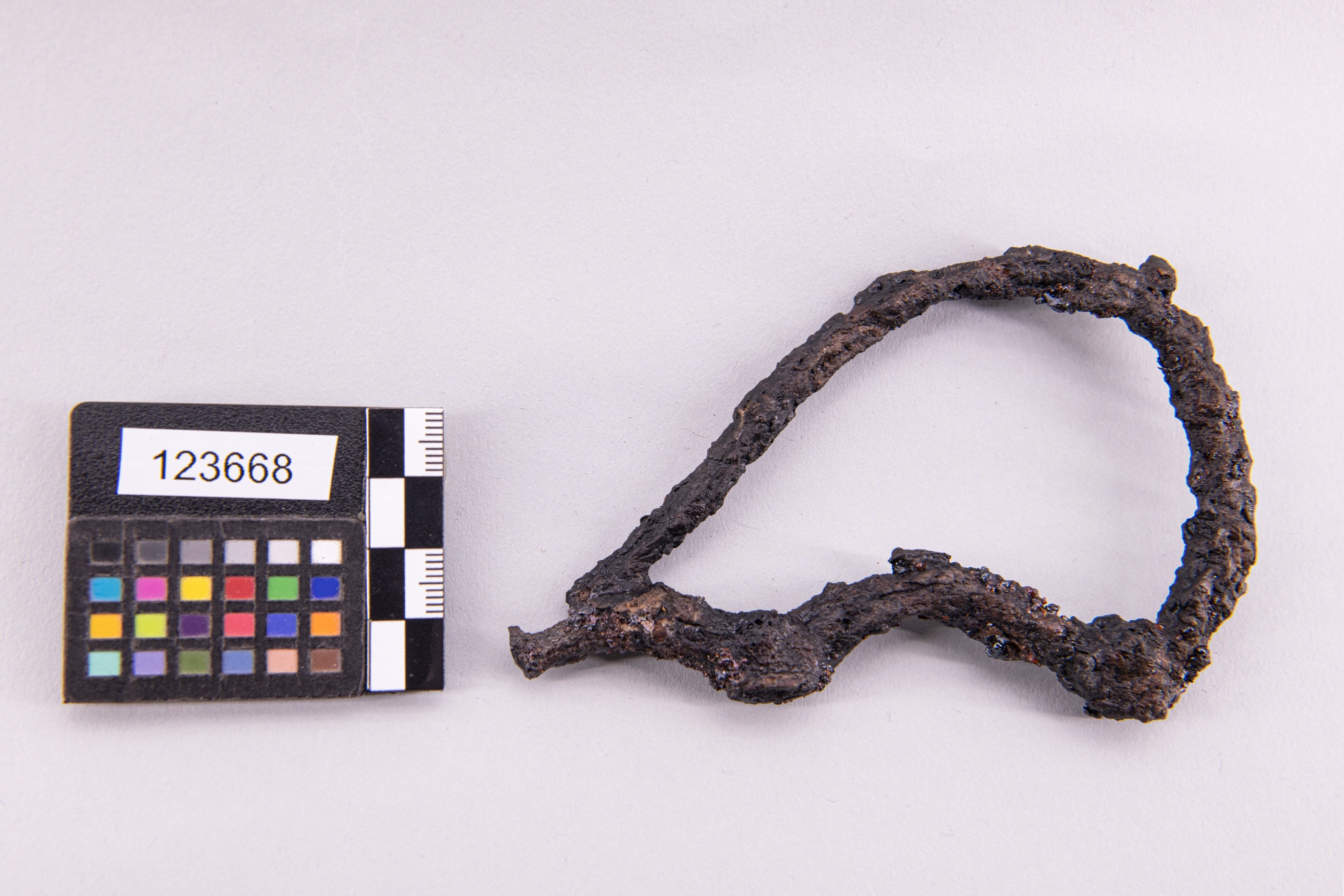 fibula/ ad arco serpeggiante (prima metà sec. VII a.C)