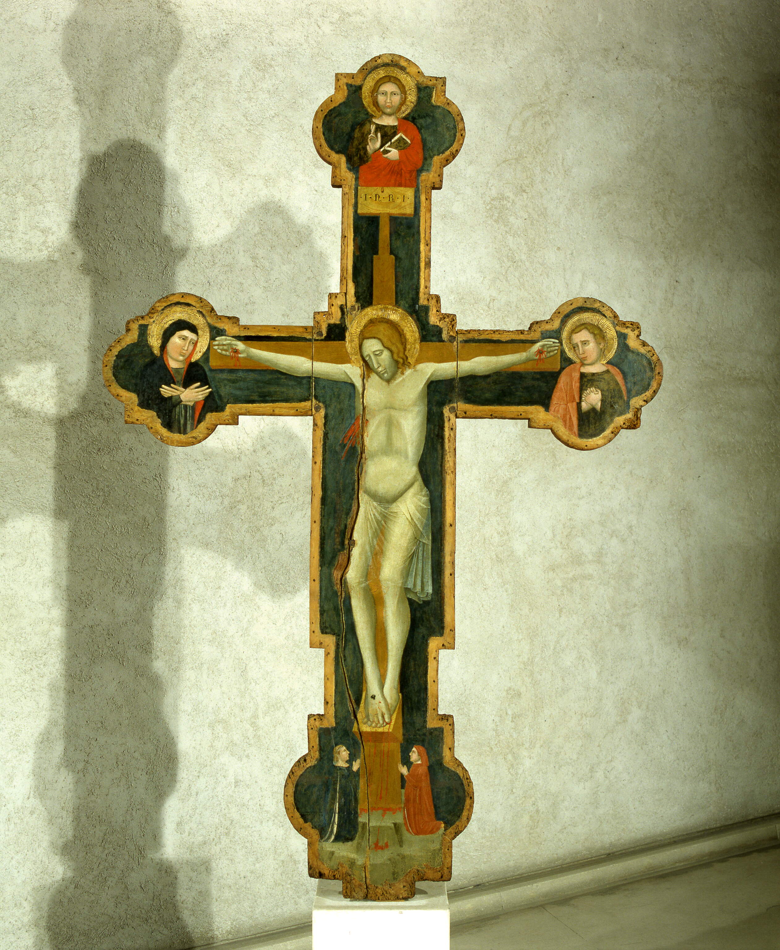 Croce stazionale, Croce stazionale (dipinto, opera isolata) - ambito veronese (metà sec. XIV)