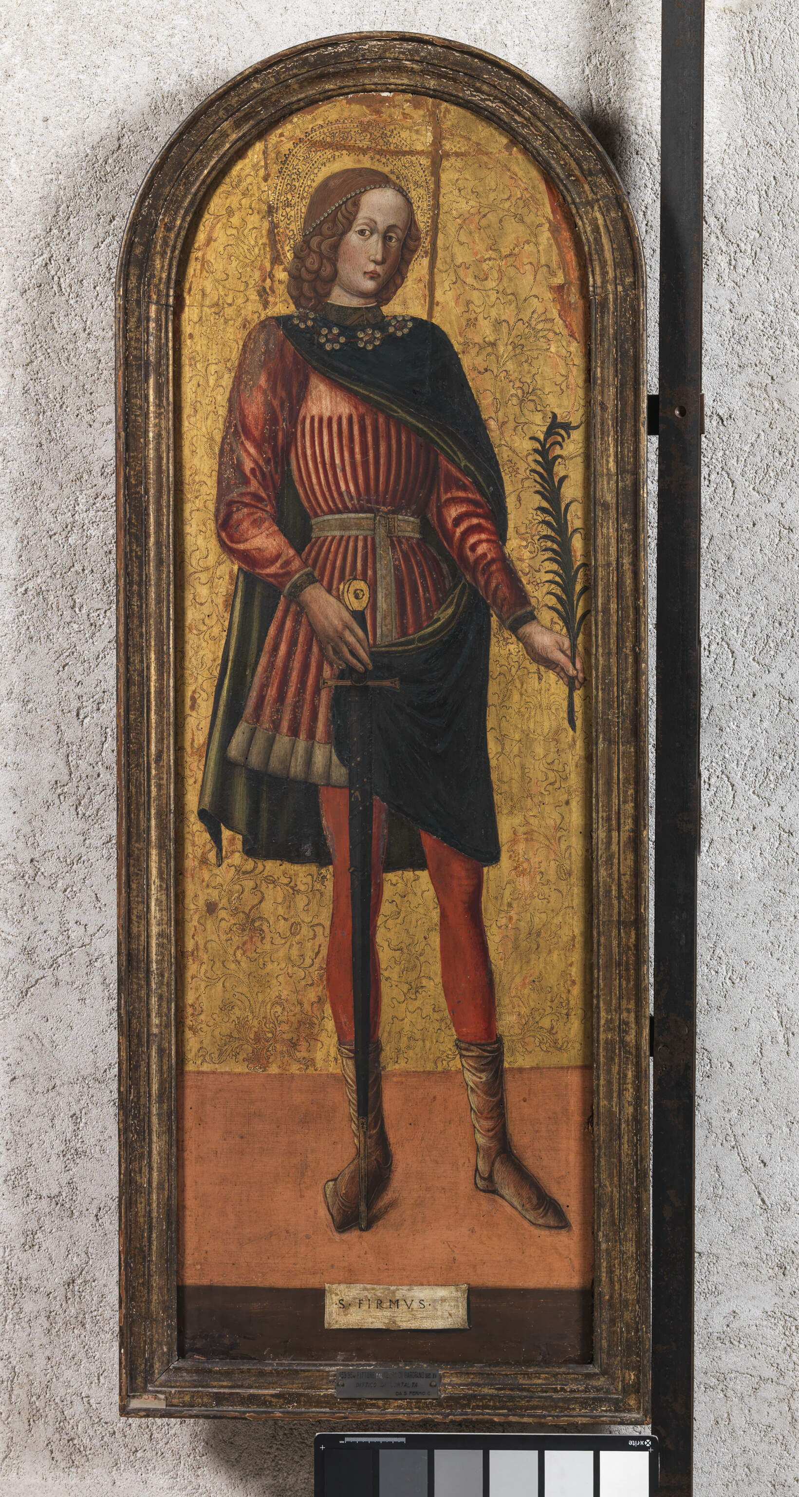 San Fermo, San Fermo (polittico dipinto, frammento) - ambito veronese (seconda metà sec. XV)