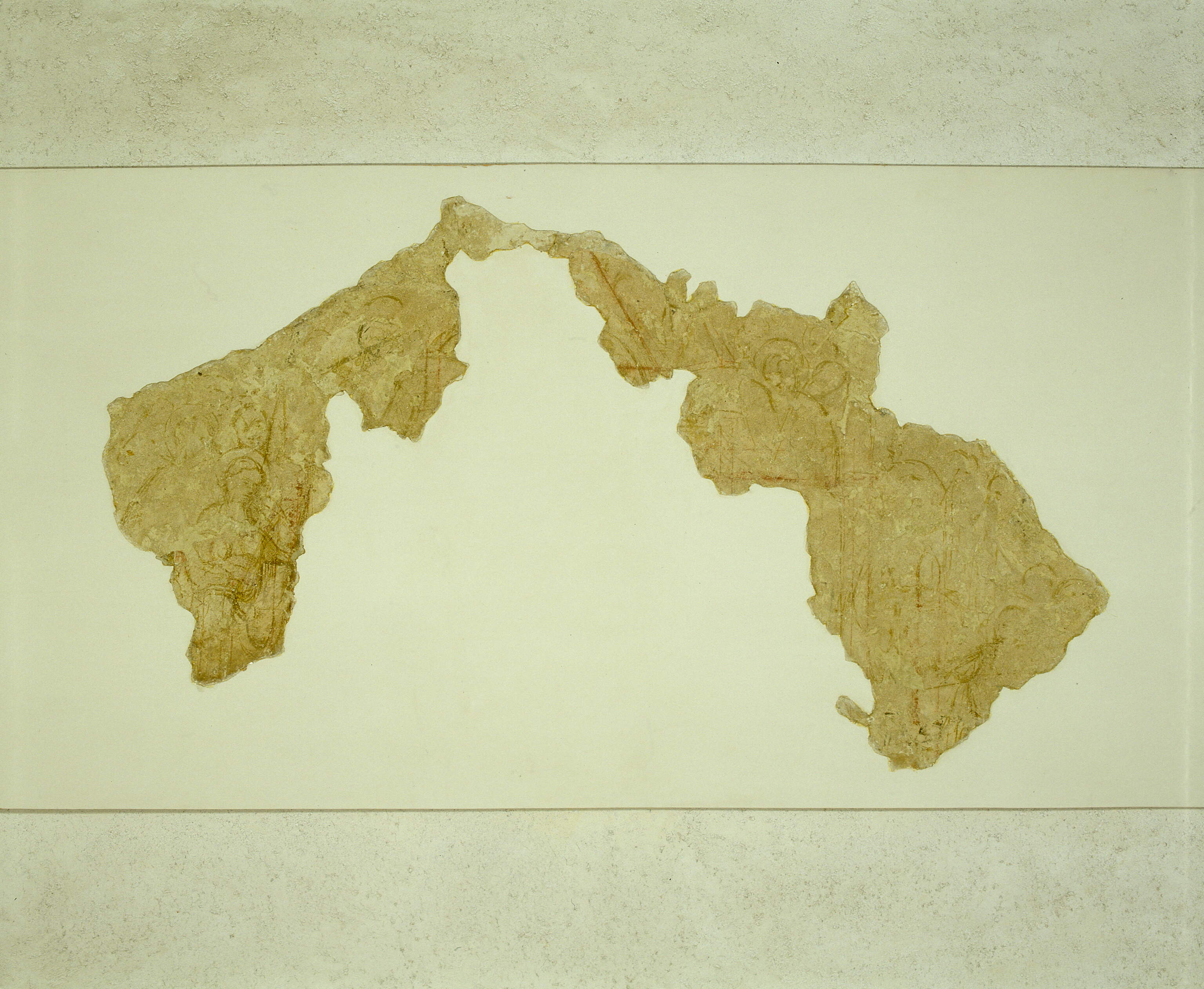 Incoronazione della Vergine, Incoronazione della Vergine (disegno murale, frammento) di Altichiero (secc. XIV-XIV)