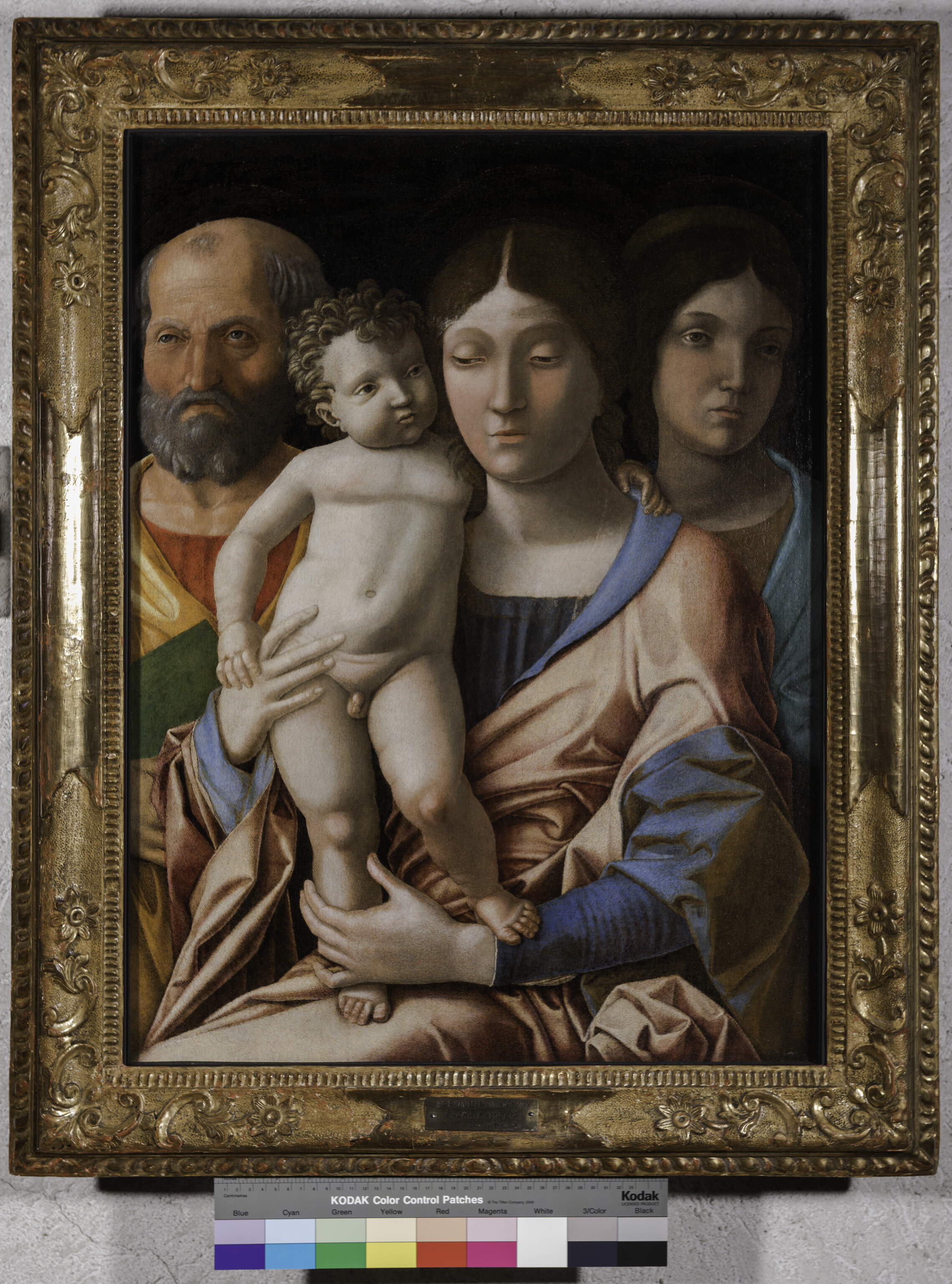 Sacra famiglia con una santa, Sacra famiglia con una santa (dipinto, opera isolata) di Mantegna Andrea (sec. XV)