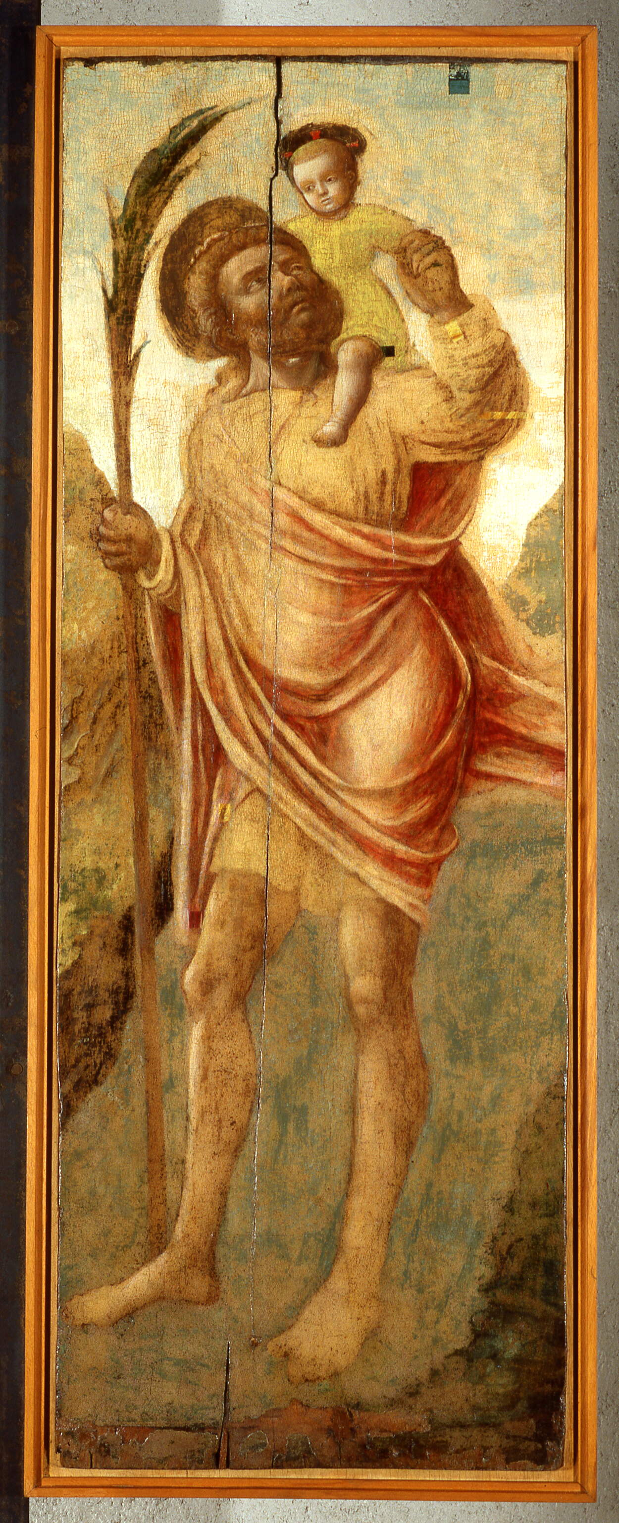 San Cristoforo, San Cristoforo (dipinto, opera isolata) di Vivarini Antonio (bottega) (secc. XV-XV)