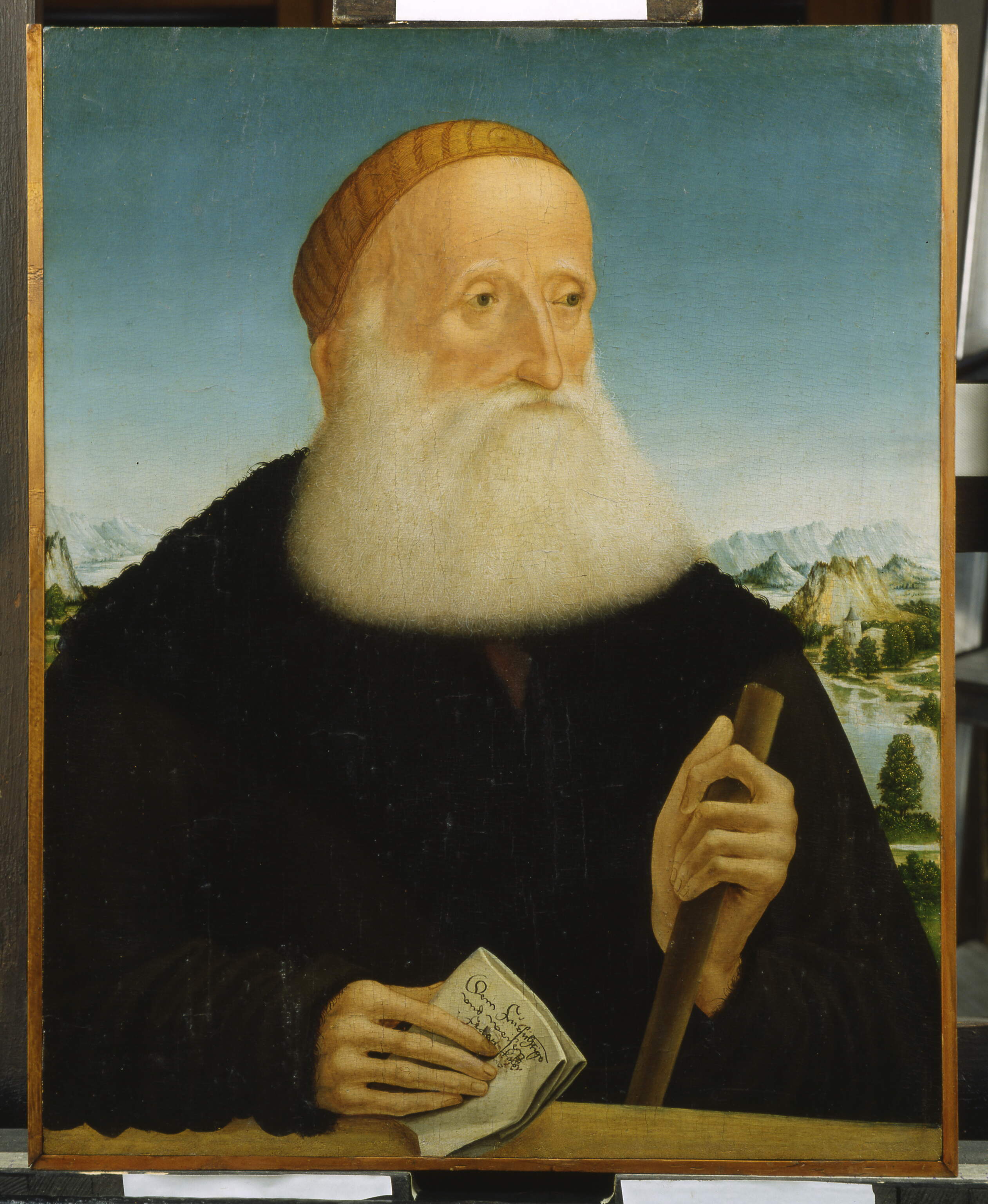 Ritratto di Frantz Kolb, Ritratto virile (dipinto, opera isolata) - scuola nordica (secc. XVI-XVI)