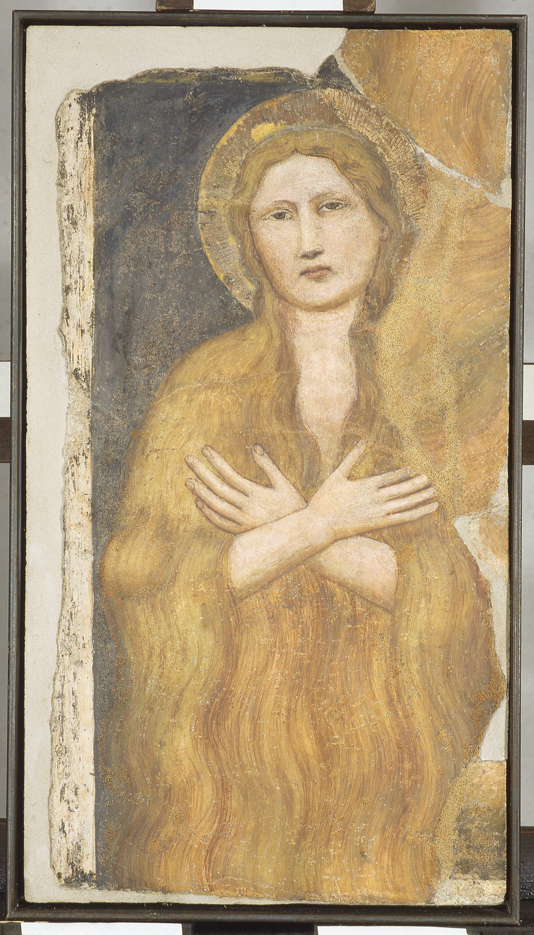 Maria Maddalena, Maria Maddalena (dipinto murale, frammento) - ambito veronese (ultimo quarto sec. XIV)