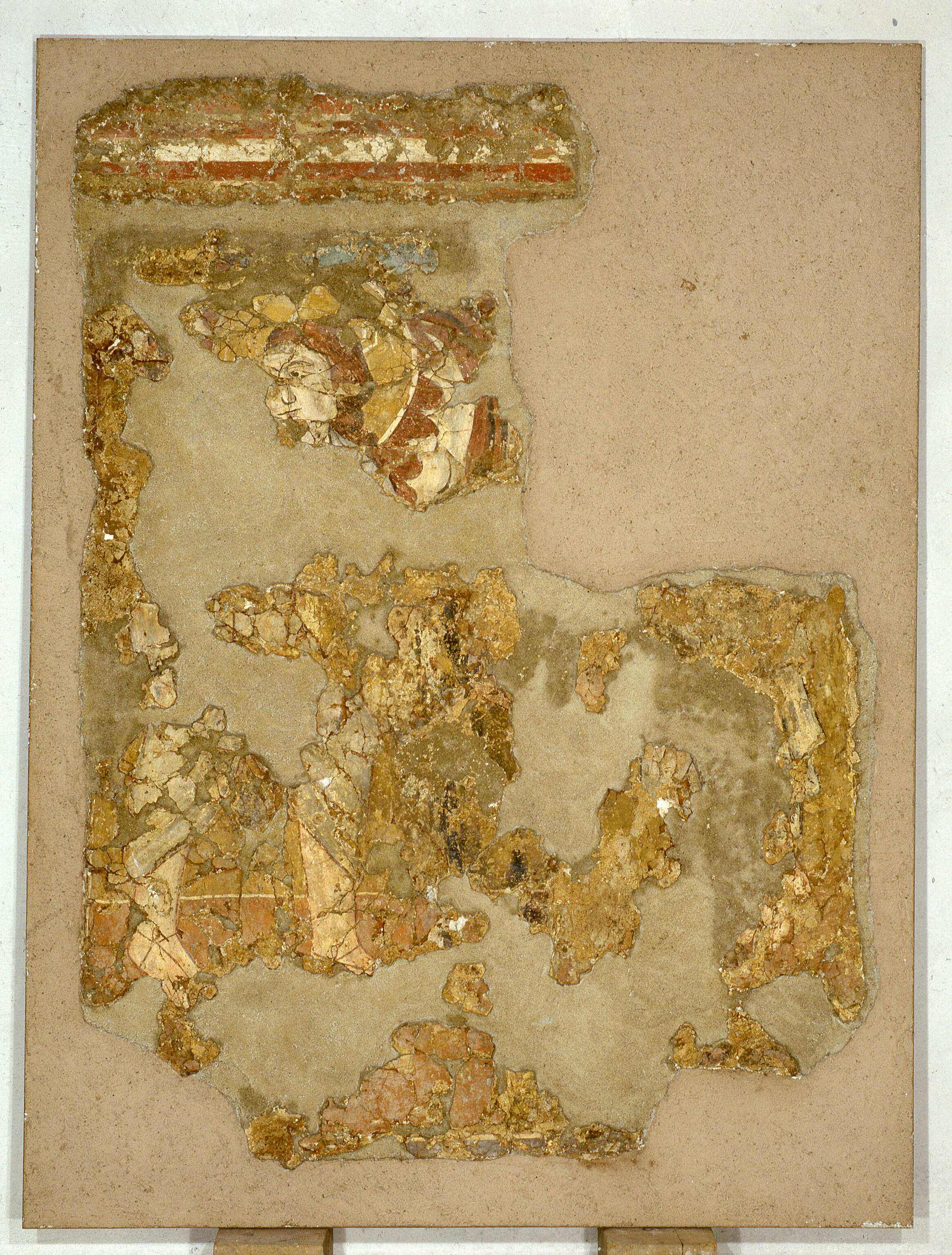 Figura, figura (dipinto murale, frammento) - ambito veronese (prima metà sec. XII)