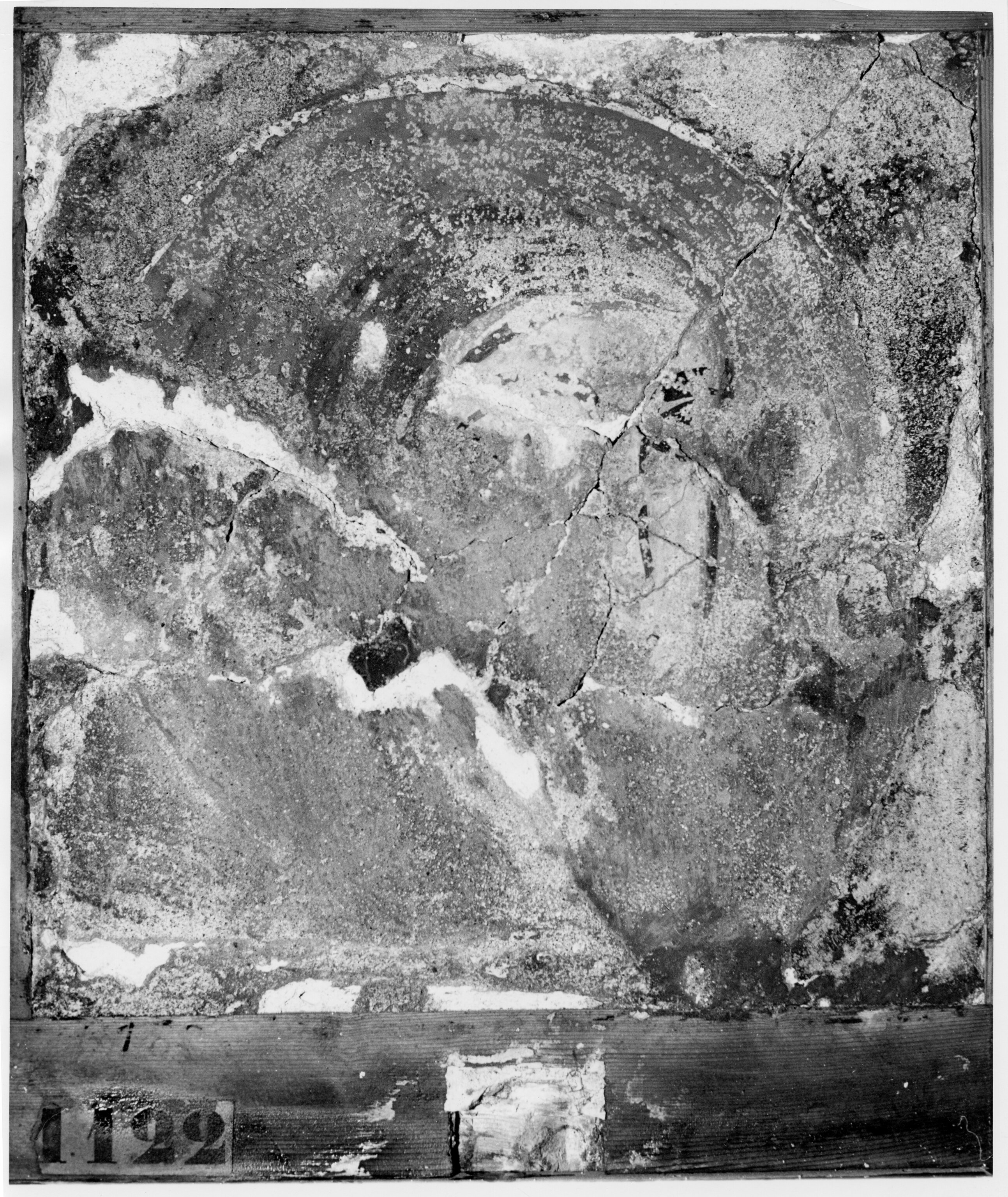 Figura, figura (dipinto murale, frammento) - ambito veronese (prima metà sec. XII)