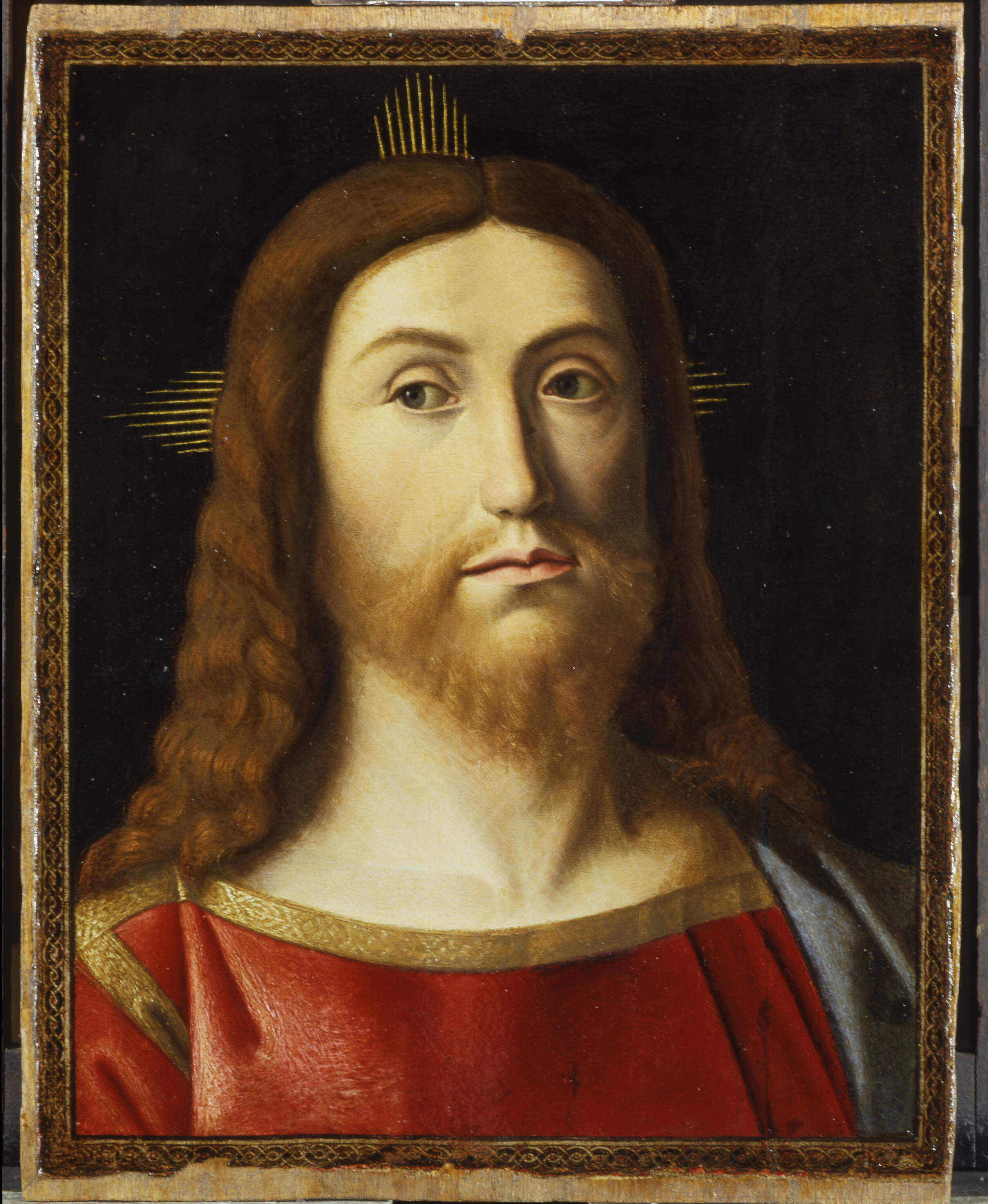 Testa di Cristo, testa di Cristo (dipinto, opera isolata) di Marconi Rocco (maniera) (sec. XIX)