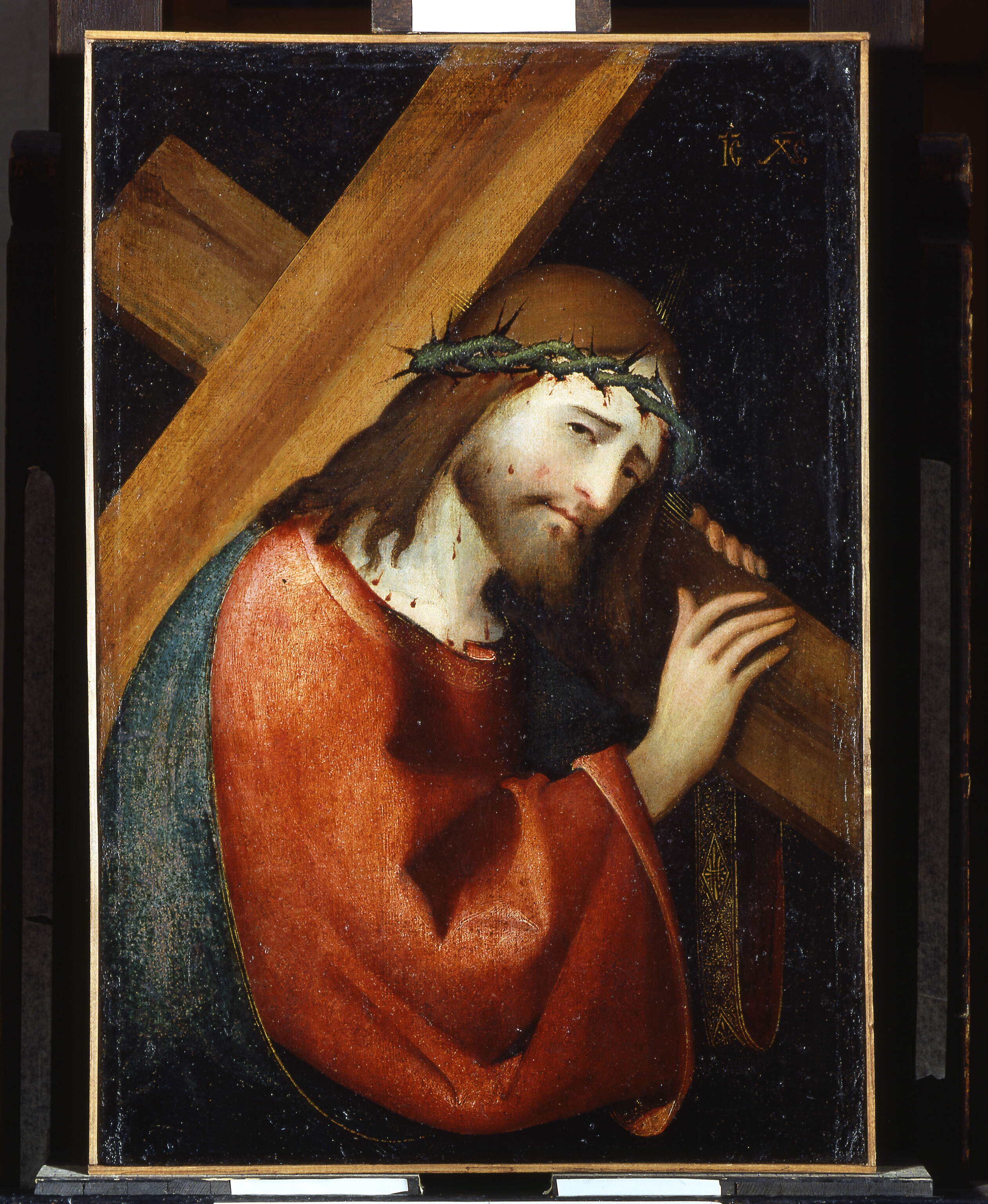 Cristo portacroce, Cristo portacroce (dipinto, opera isolata) - ambito lombardo (prima metà sec. XVI)