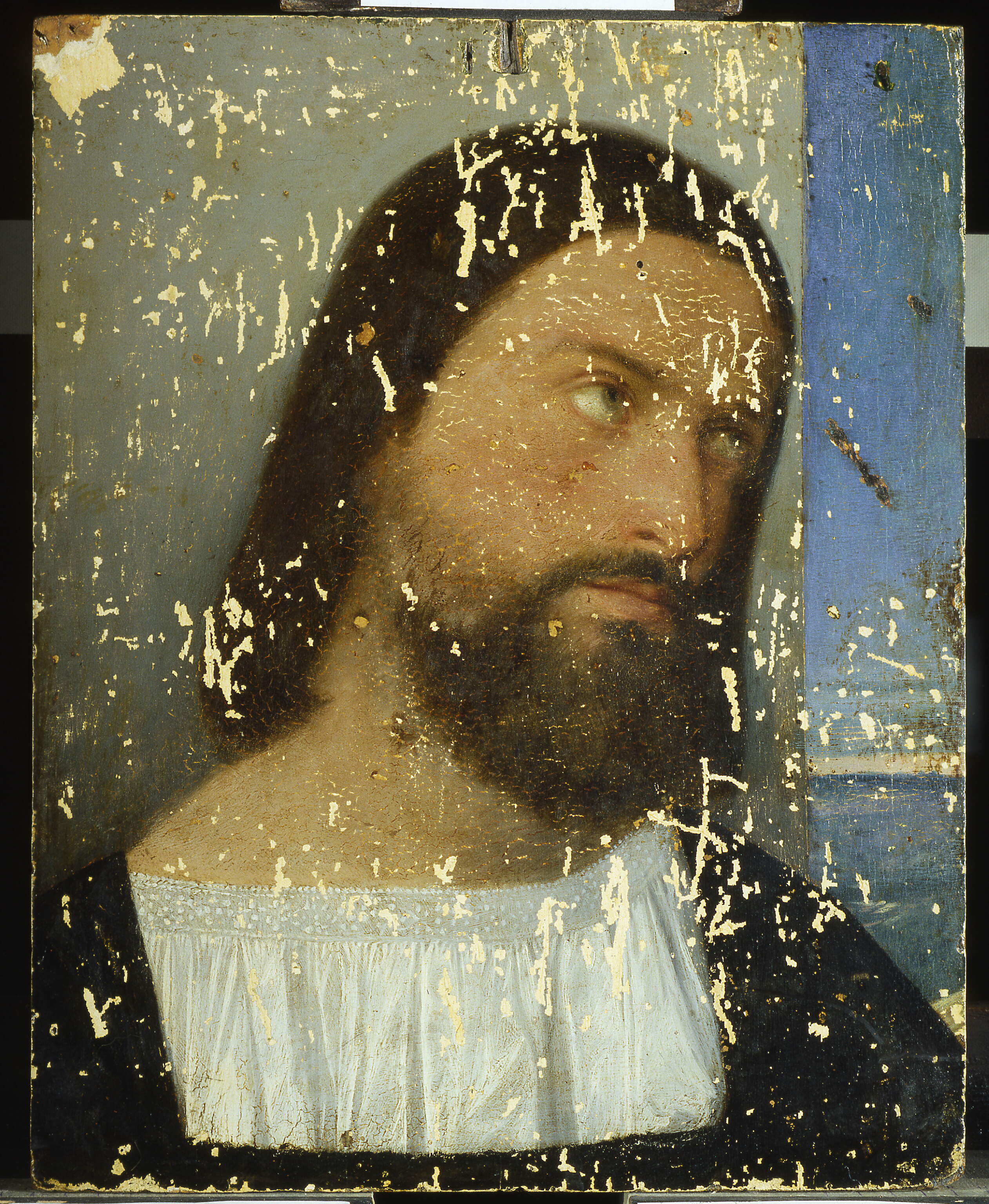 Ritratto virile, ritratto d'uomo (dipinto, opera isolata) - ambito italiano (secc. XIX-XIX)