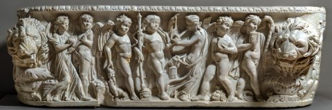 Soggetto bacchico (sarcofago) (SECOLI/ III)