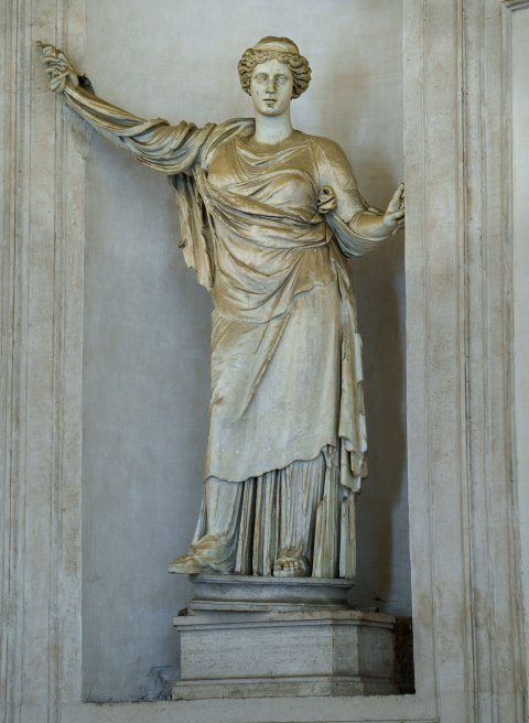 Statua/ femminile (statua/ femminile) (SECOLI/ IV a.C)