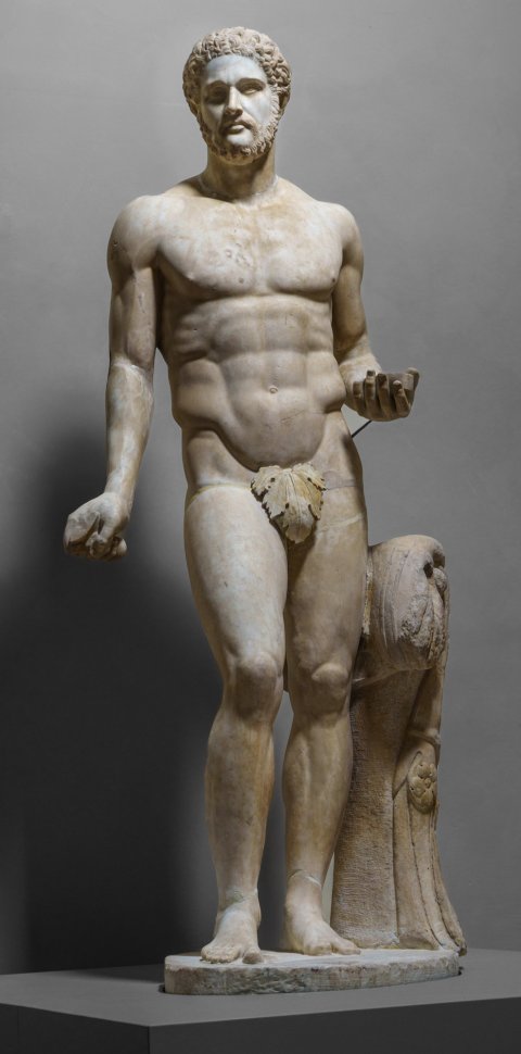 statua/ maschile (SECOLI/ II)