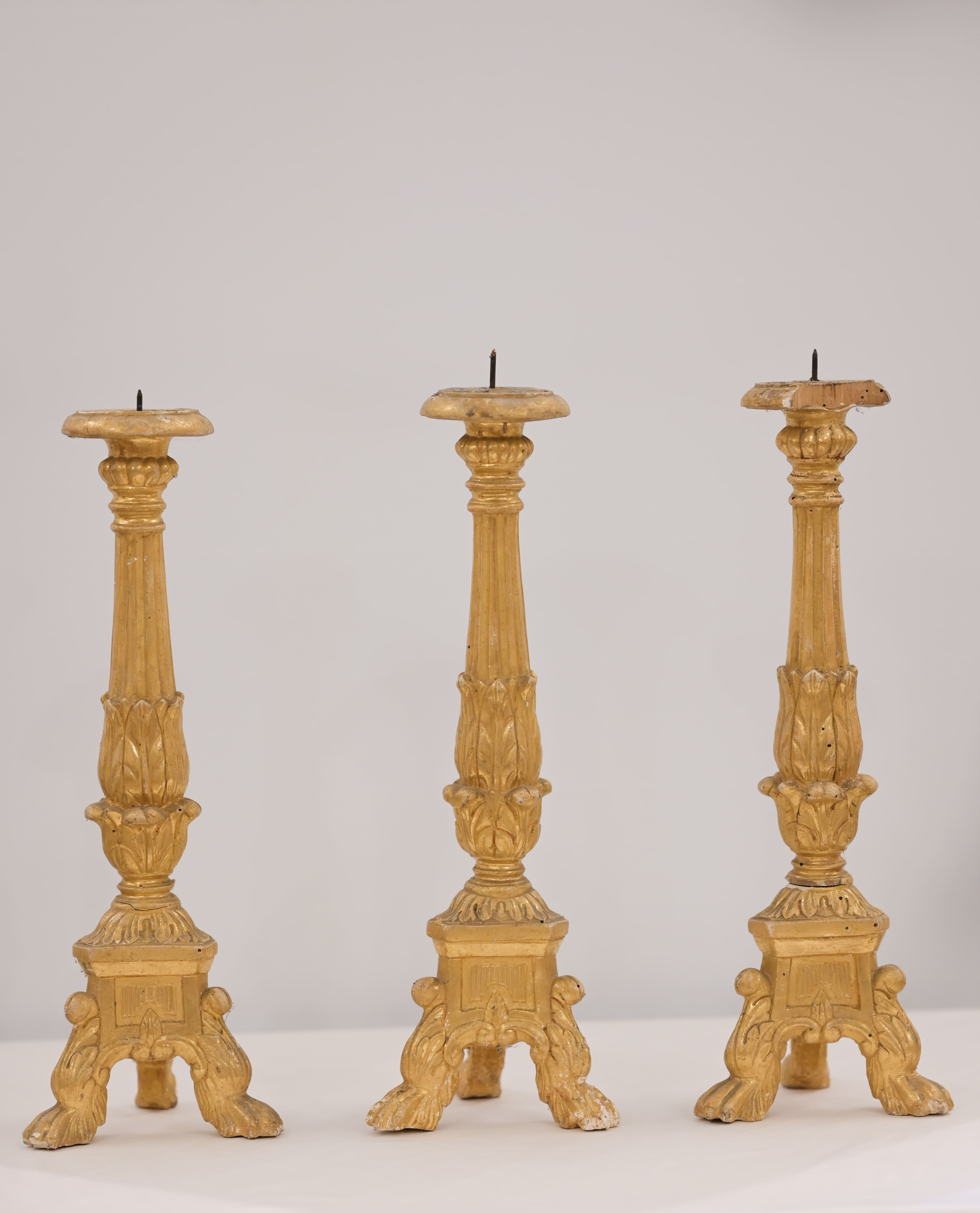 candeliere, serie - ambito napoletano (XVIII)