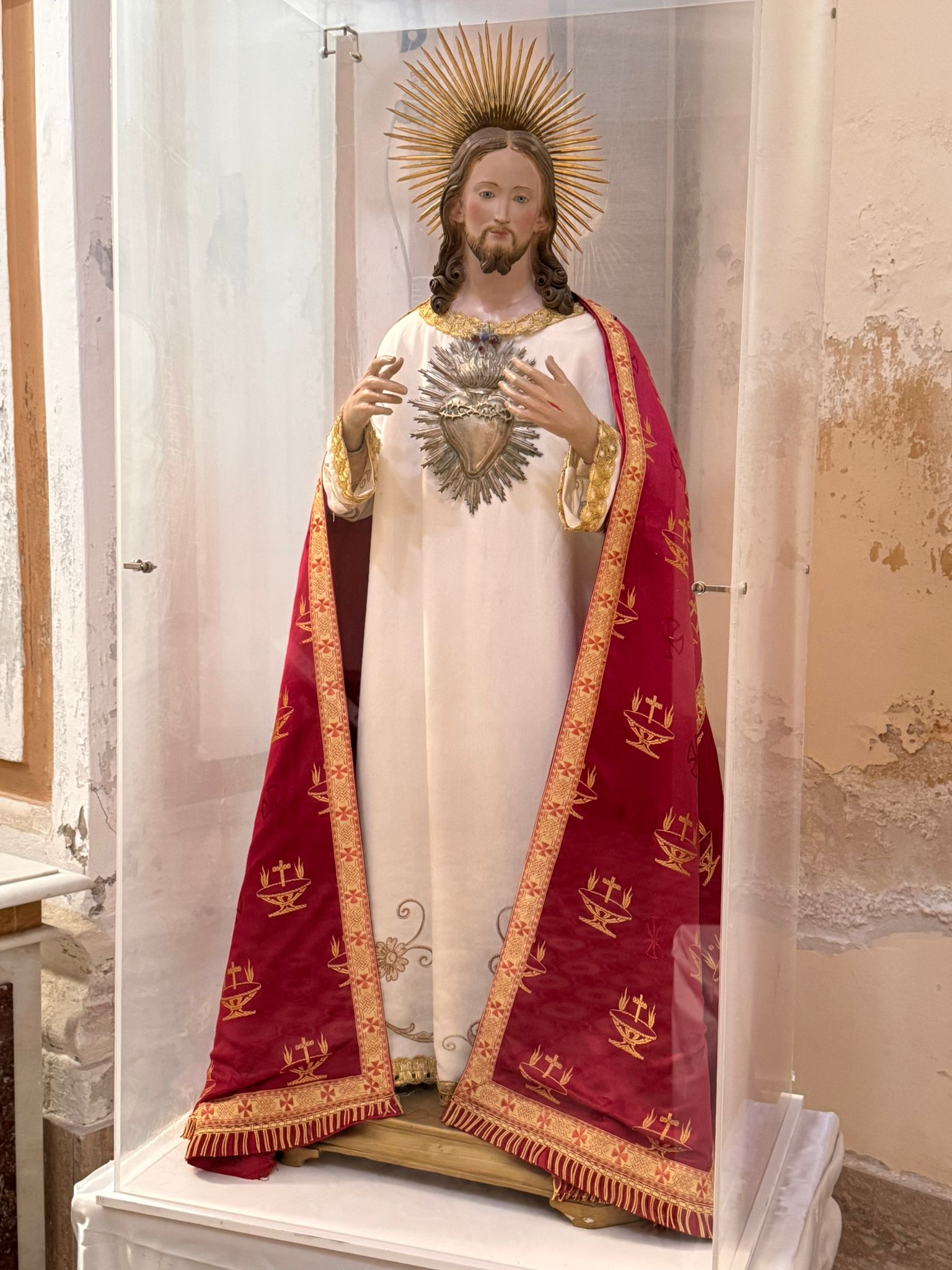 Sacro Cuore di Gesù (statua vestita) - ambito campano (XIX)