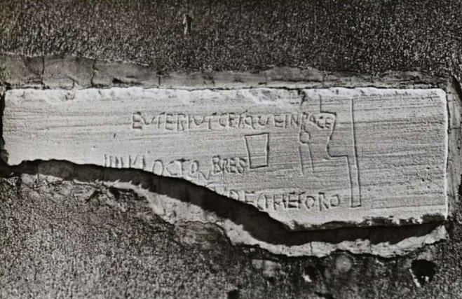 lastra, funeraria (SECOLI/ ARCHI DI SECOLI/ I-IV)