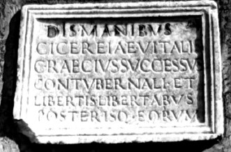 lastra, funeraria (SECOLI/ I)