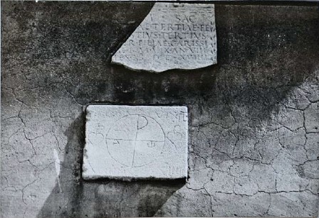 lastra, funeraria (seconda metà SECOLI/ IV)