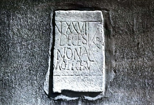 lastra, funeraria - arte romana (SECOLI/ IV)