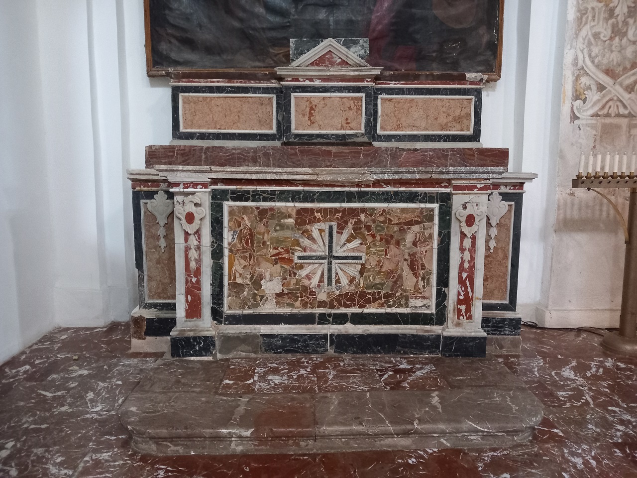 altare - a mensa, opera isolata - bottega siciliana (ultimo quarto XVIII)